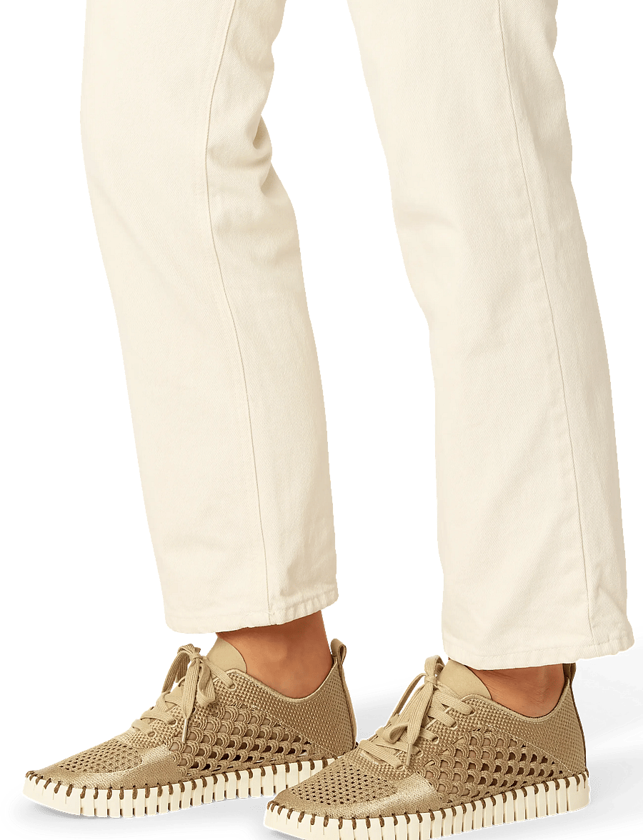 Ilse Jacobsen - TULIP4275 - låga sneakers - cashew pearled ivory - 0
