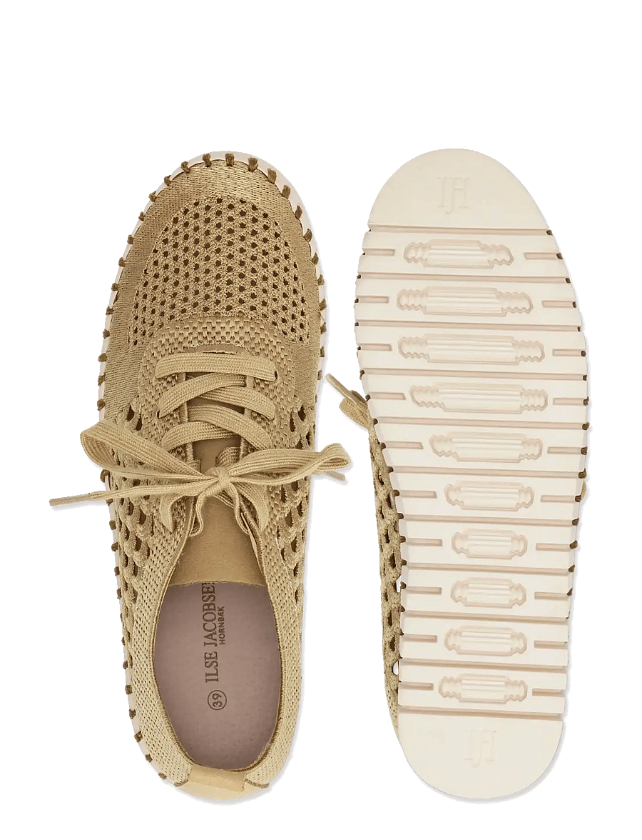 Ilse Jacobsen - TULIP4275 - låga sneakers - cashew pearled ivory - 4