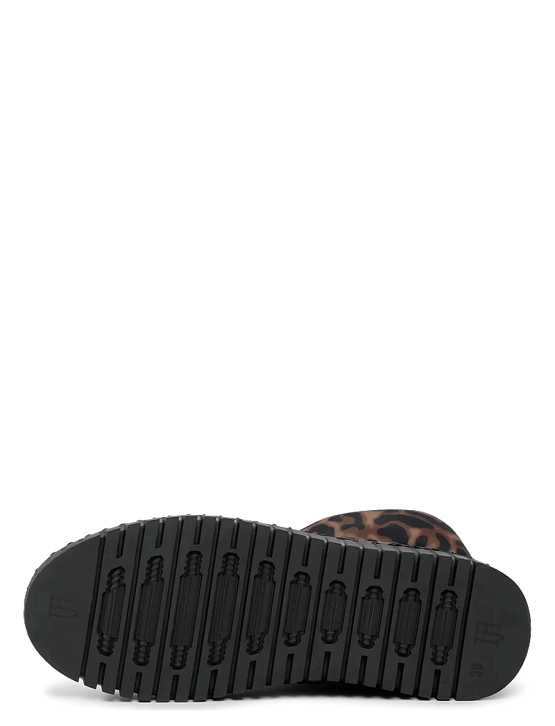 Ilse Jacobsen - TULIP6082 - flade ankelstøvler - brown panthera print black - 4