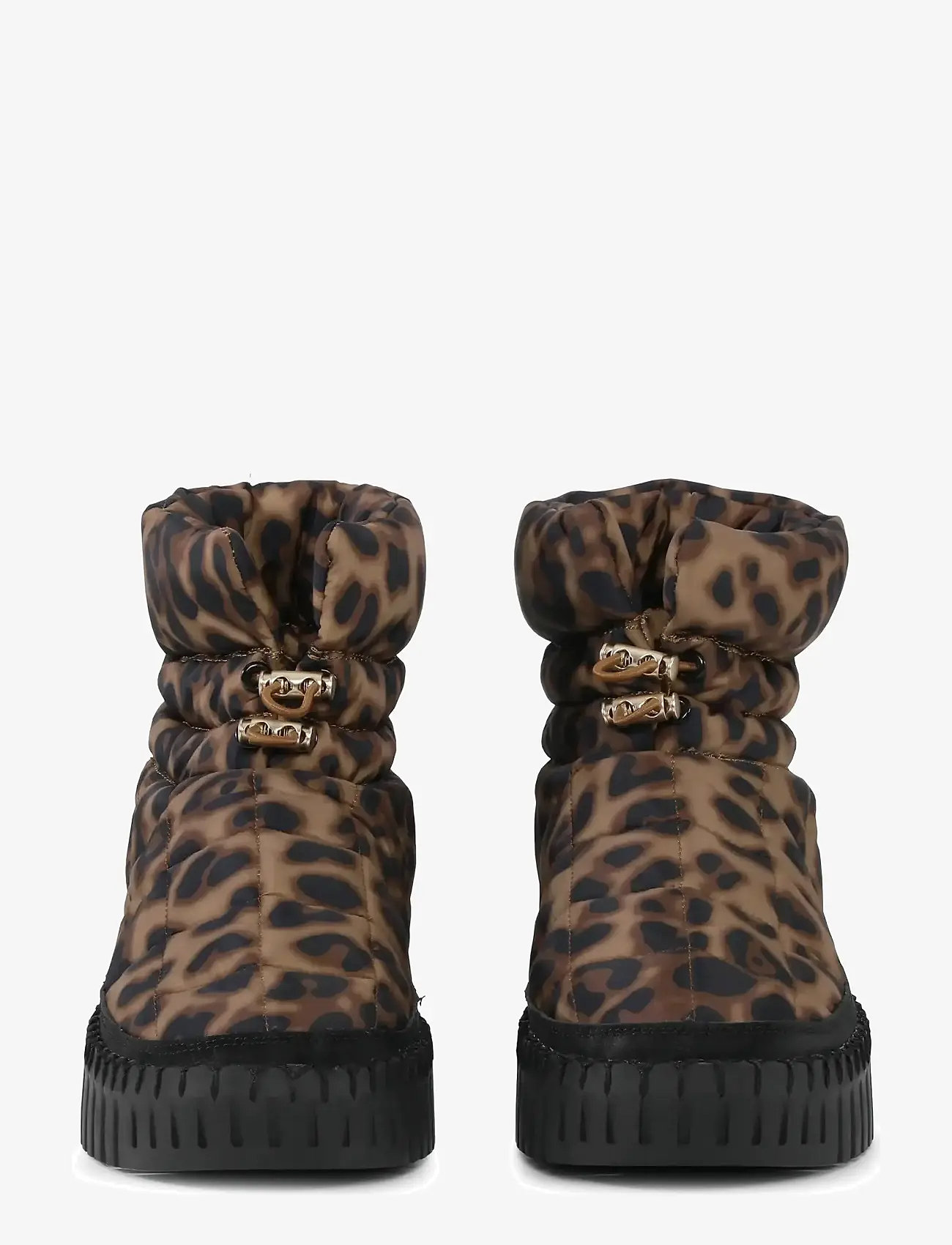 Ilse Jacobsen - TULIP6082 - flade ankelstøvler - brown panthera print black - 5