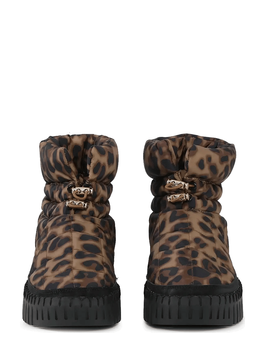Ilse Jacobsen - TULIP6082 - flache stiefeletten - brown panthera print black - 5