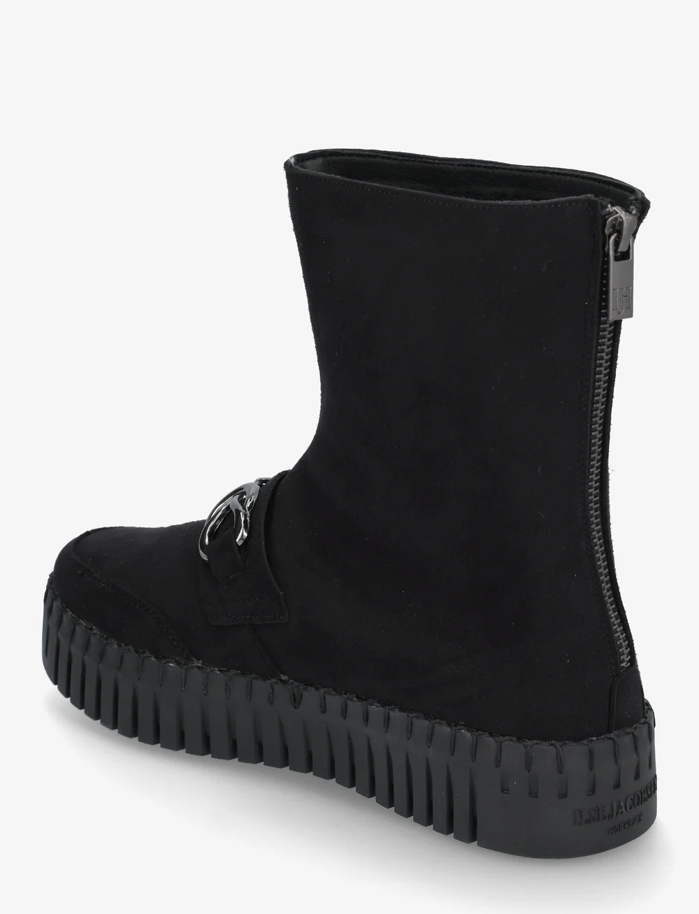 Ilse Jacobsen - Tulip Winter - platta ankelboots - 001001 black black - 2