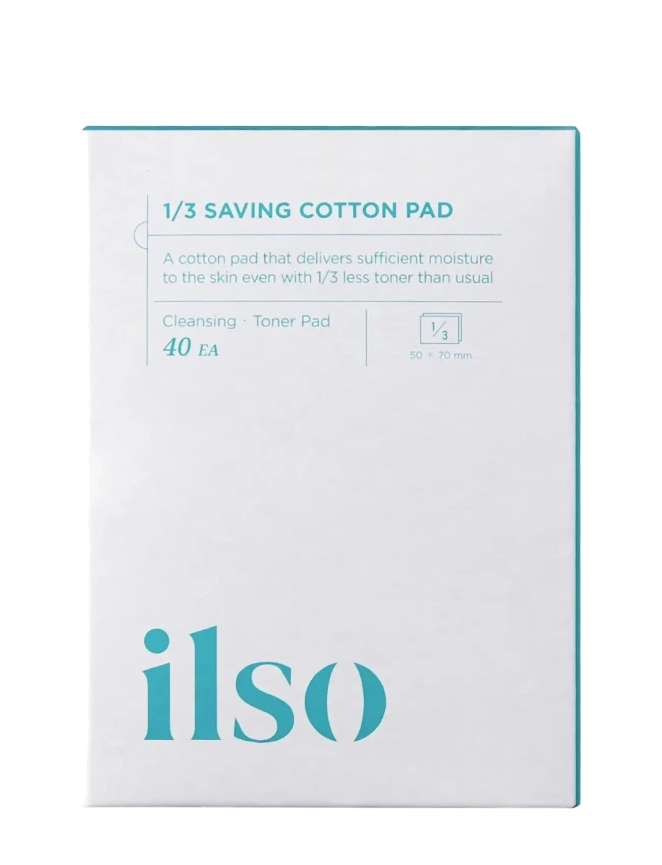 Ilso - 1/3 Saving Cotton Pad, Skincare Tilbehør, Nude, Str: 0.1 G