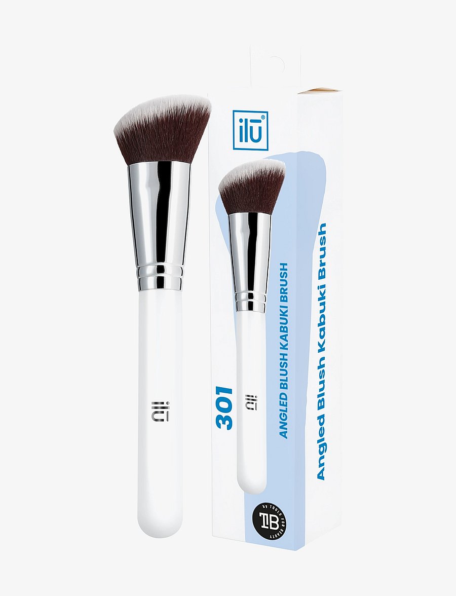 ILU - ILU 301 ANGLED BLUSH KABUKI BRUSH - makeup - no color - 2