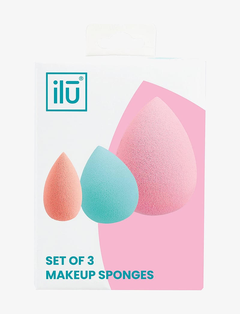 ILU - ILU SPONGES MINI MEDIUM LARGE 3PCS - förðunarvörur - no color - 0