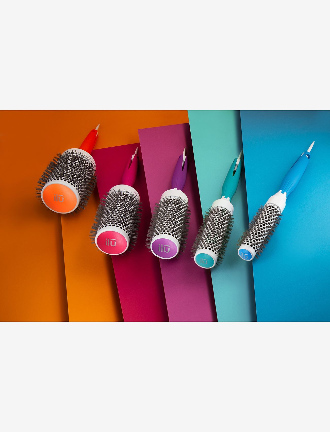 ILU - ILU BRUSH STYLING ROUND BIG 53MM - runde børster - no color - 4