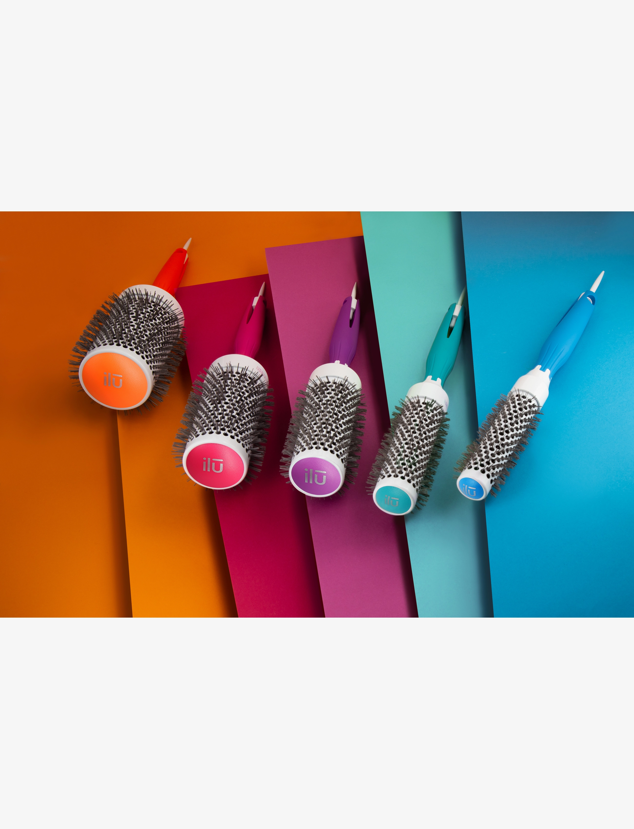 ILU - ILU BRUSH STYLING ROUND SMALL 25MM - Ümmargused harjad - no color - 4