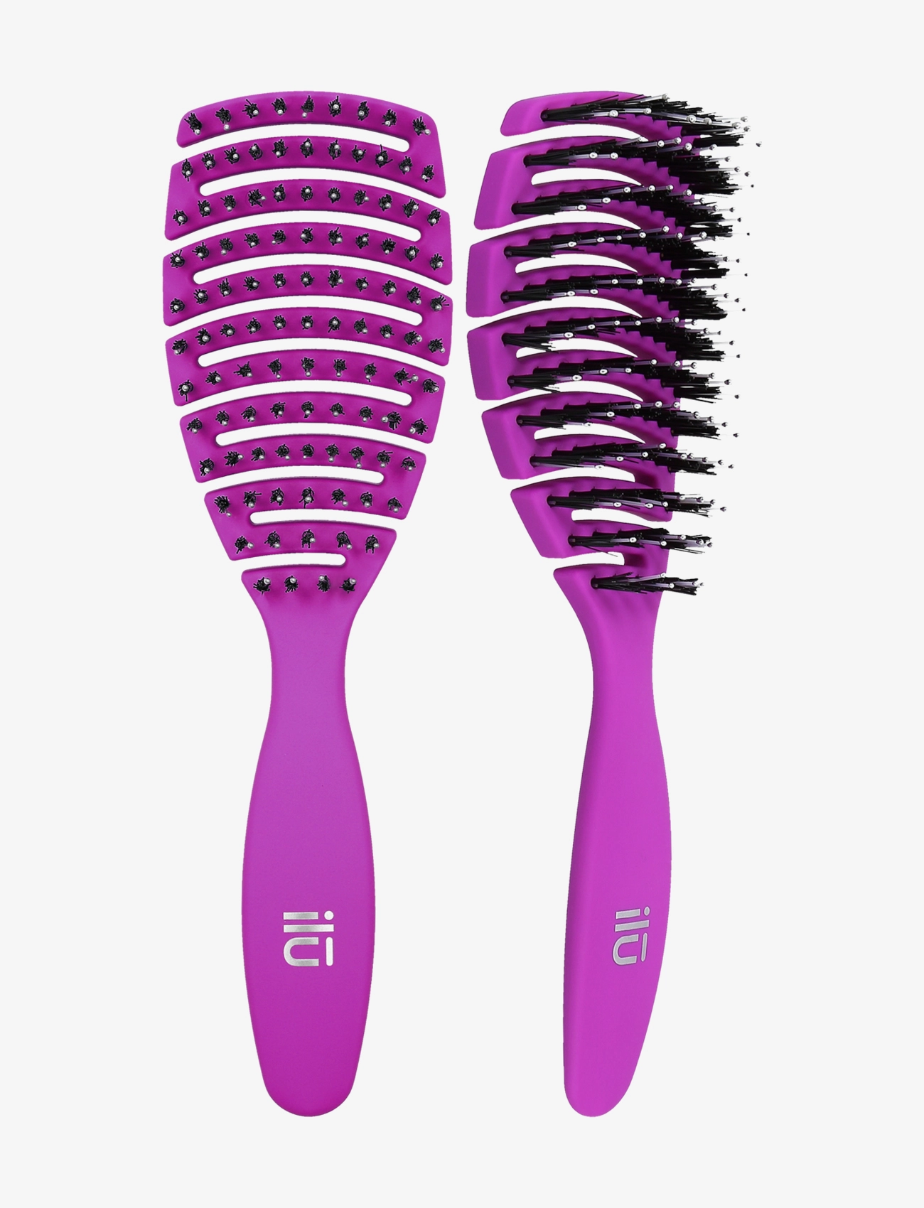 ILU - ILU BRUSH EASY DETANGLING PURPLE - udredningsbørster - no color - 2