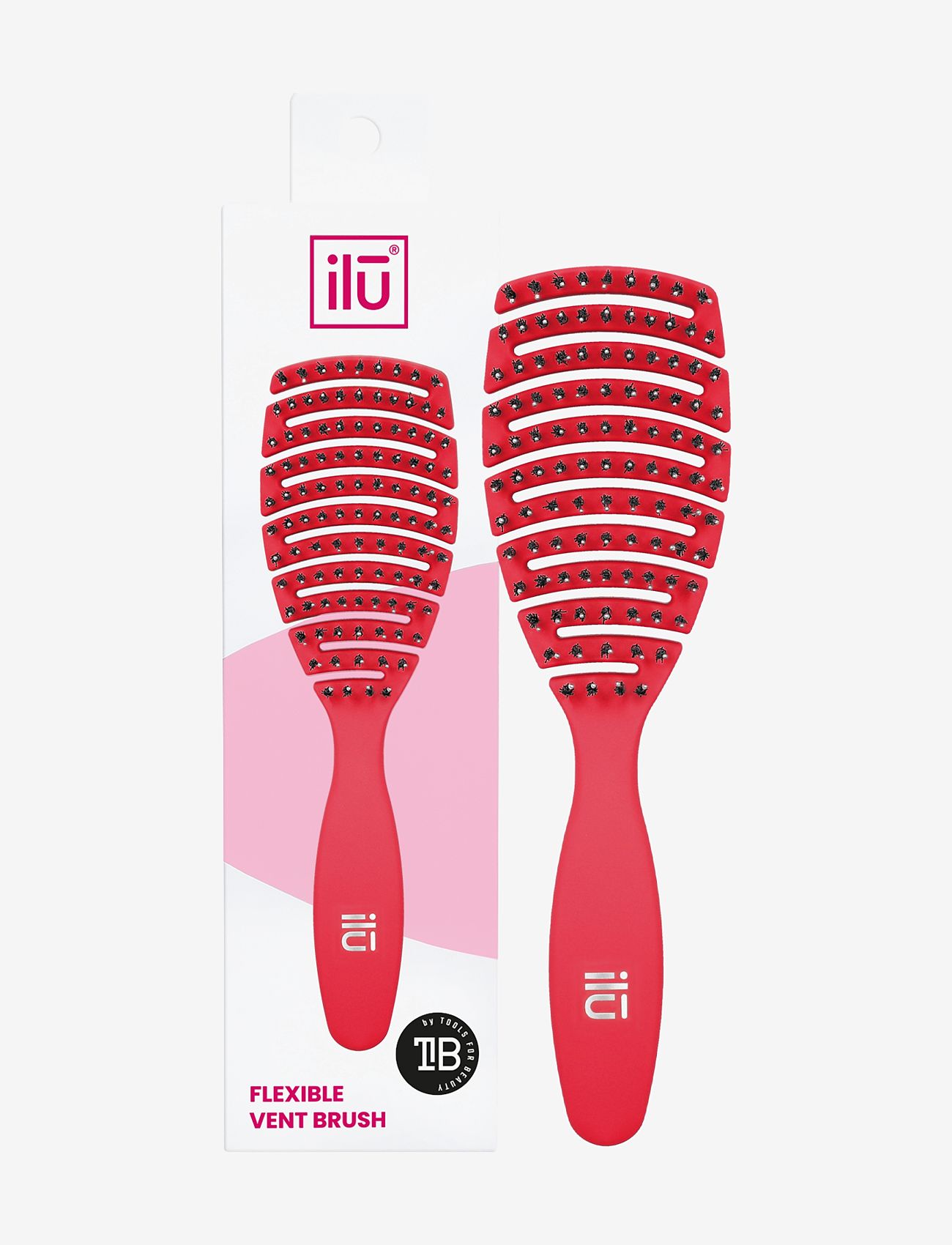 ILU Brush Easy Detangling Rose, Udredningsbørste, Nude, Str: ONE SIZE