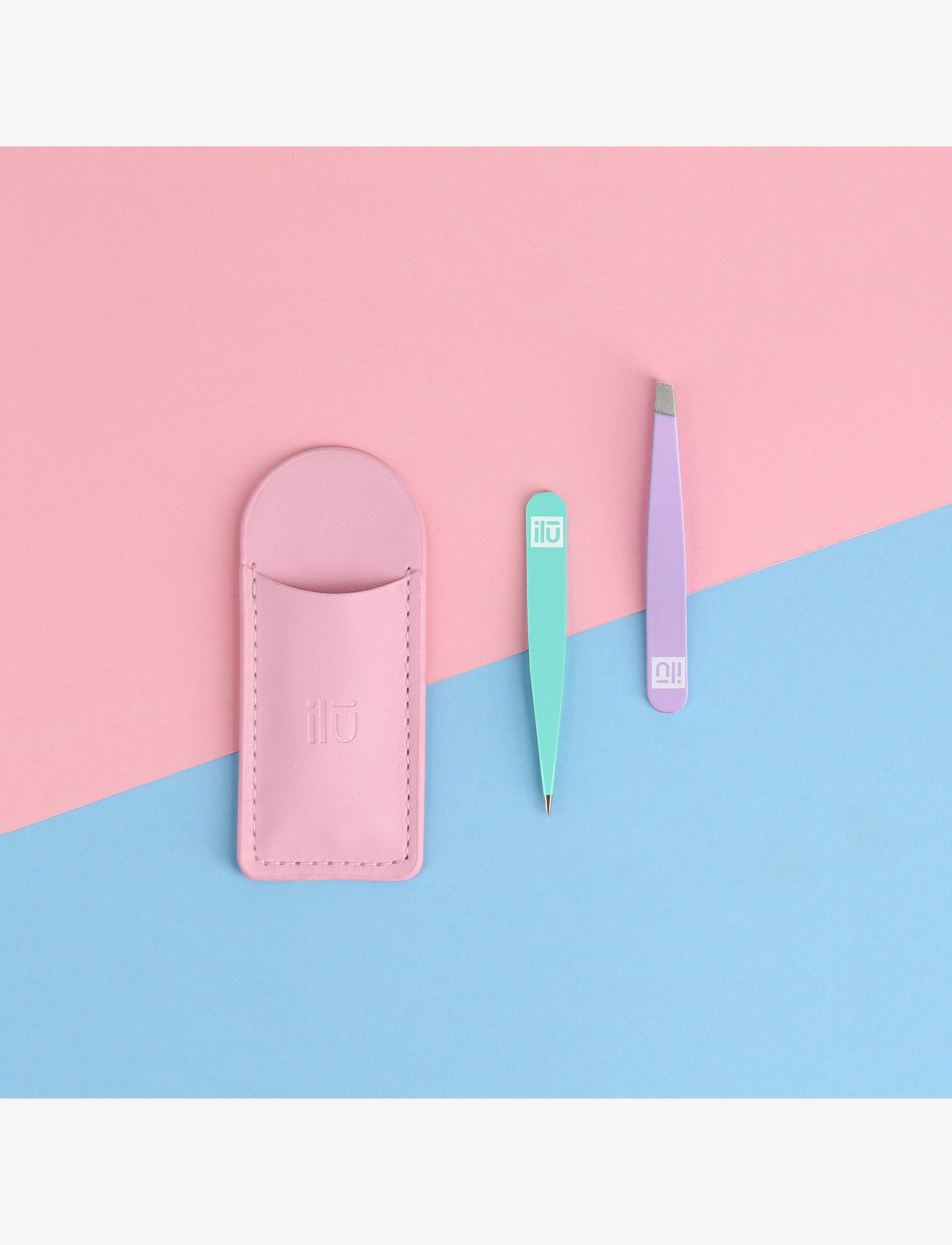 ILU - ILU TWEEZERS SLANT, PINK - pink - 3