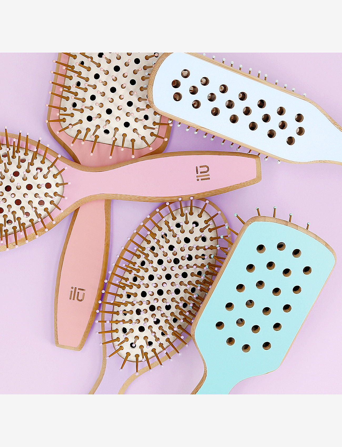 ILU - ILU BRUSH BAMBOOM PADDLE - paddelbørster - no color - 2