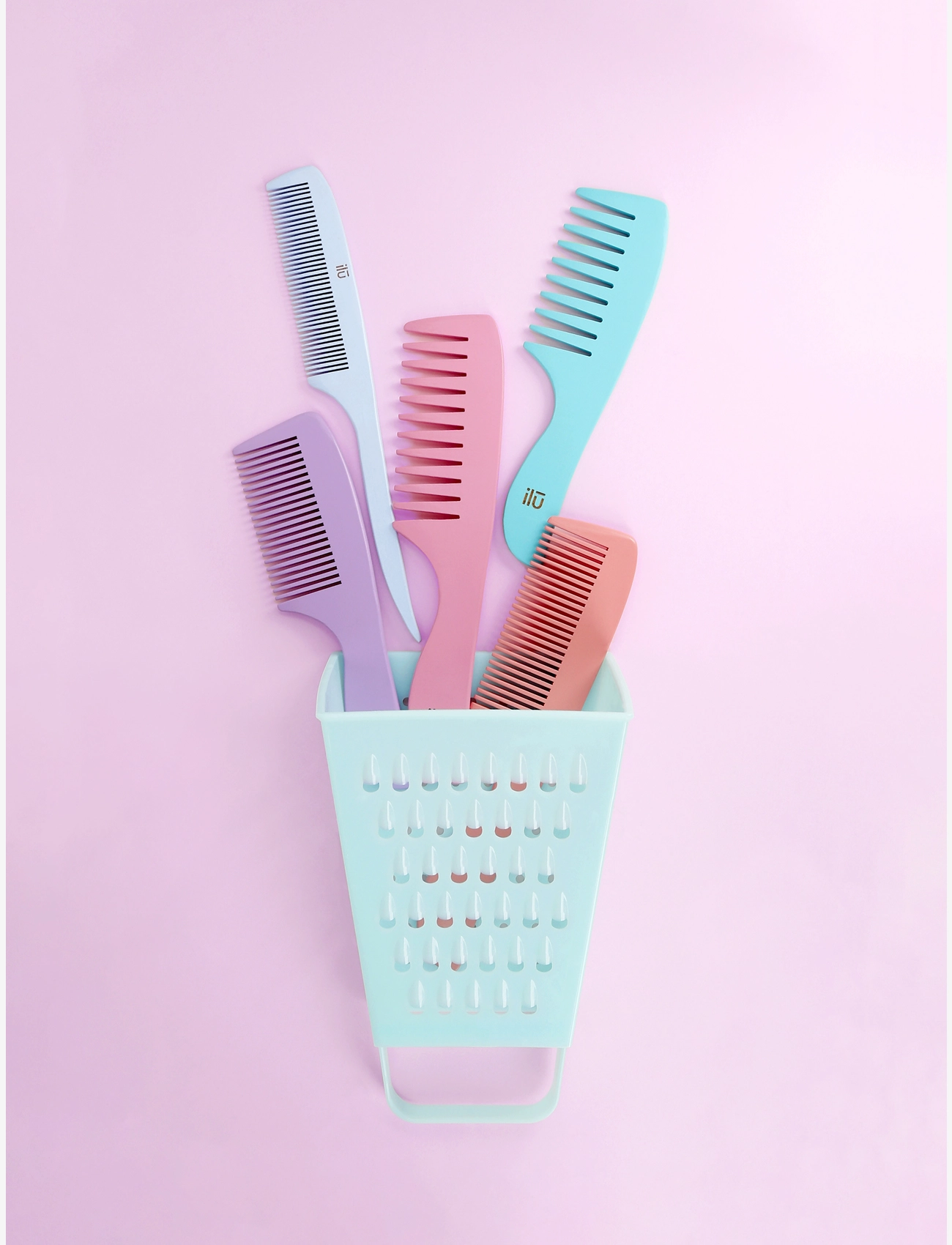 ILU - ILU COMB BAMBOOM TRUE BLUE - kammer - no color - 4