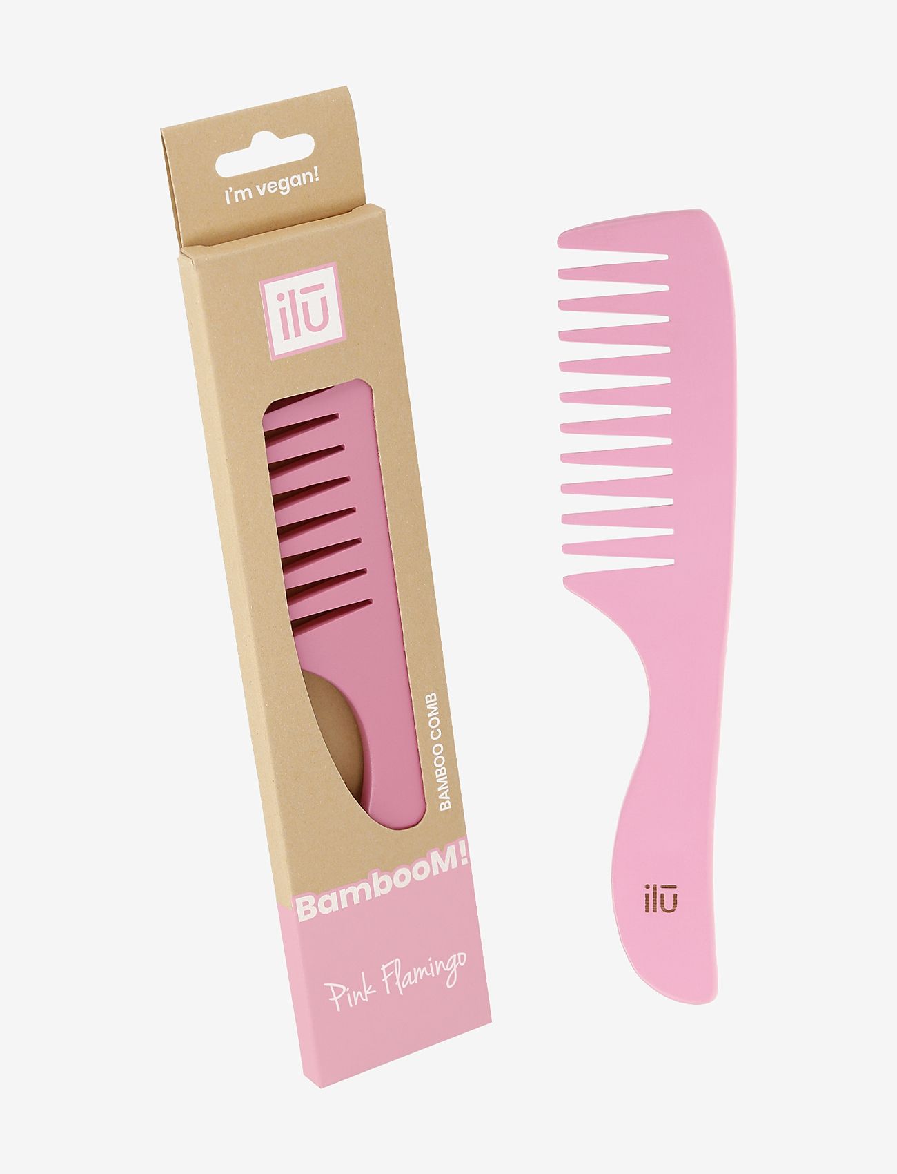 ILU - ILU COMB BAMBOOM PINK FLAMINGO - combs - no color - 4