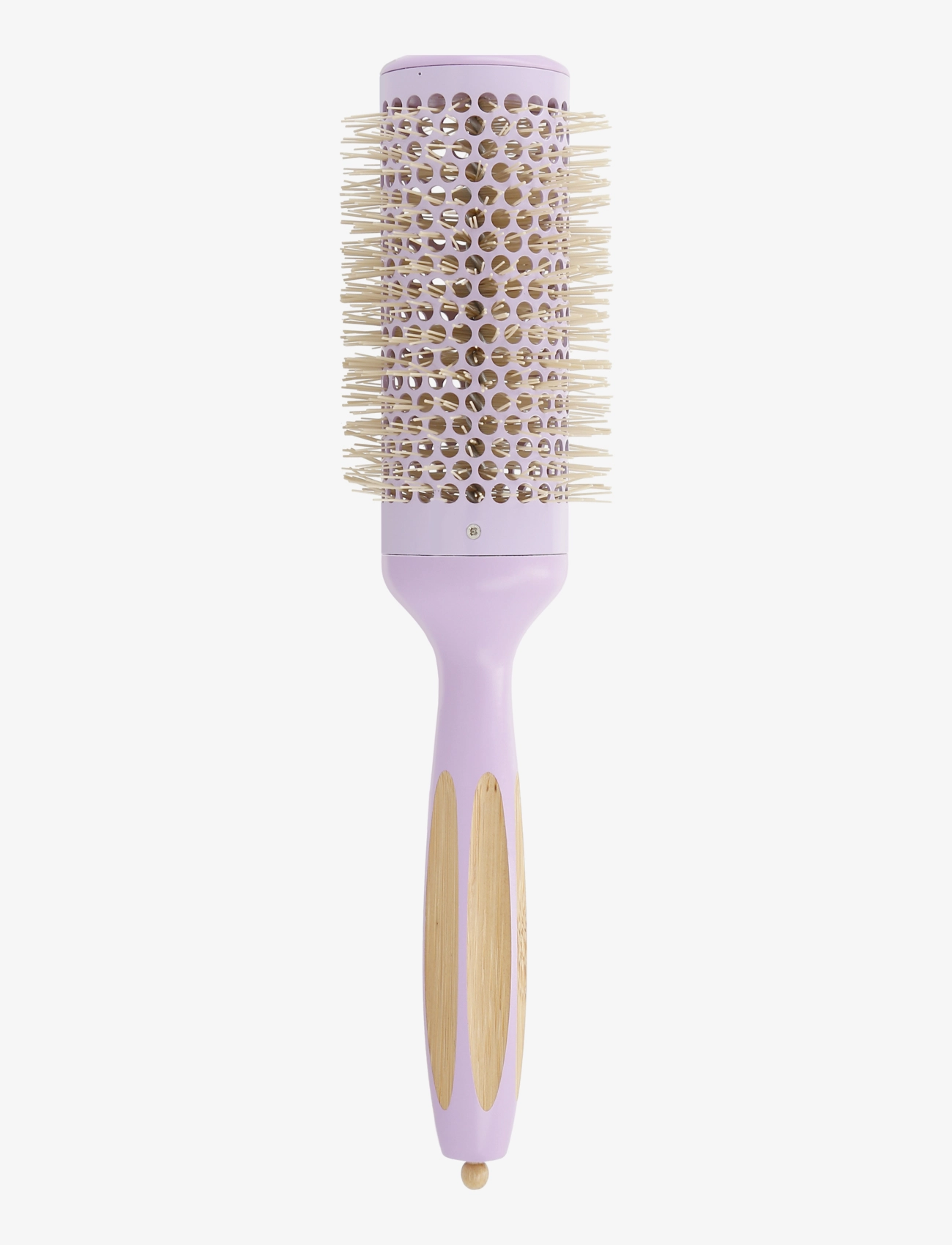 ILU Brush Bamboom Round 43Mm, Rund børste, Nude, Str: ONE SIZE