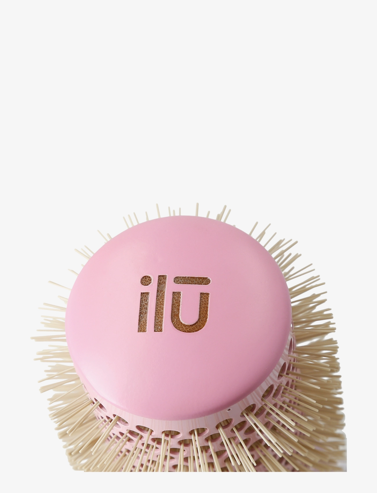 ILU - ILU BRUSH BAMBOOM ROUND 52MM - rundbørste - no color - 2