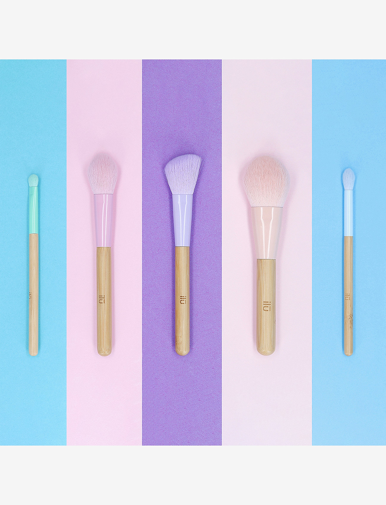 ILU - ILU BRUSH 5PCS+BAMBOO TUBE SET - makeup - no color - 1
