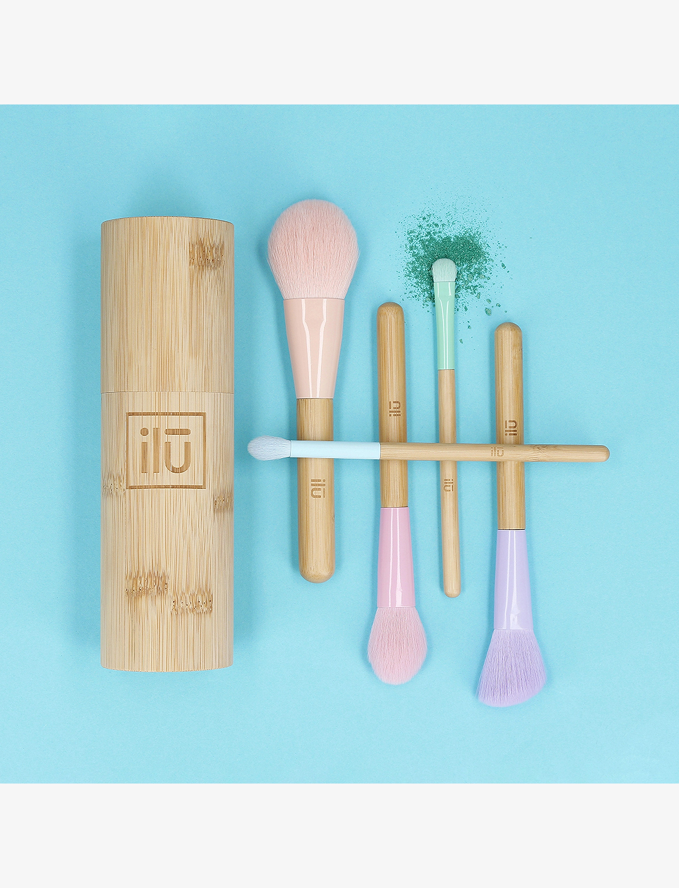ILU - ILU BRUSH 5PCS+BAMBOO TUBE SET - sminke - no color - 3