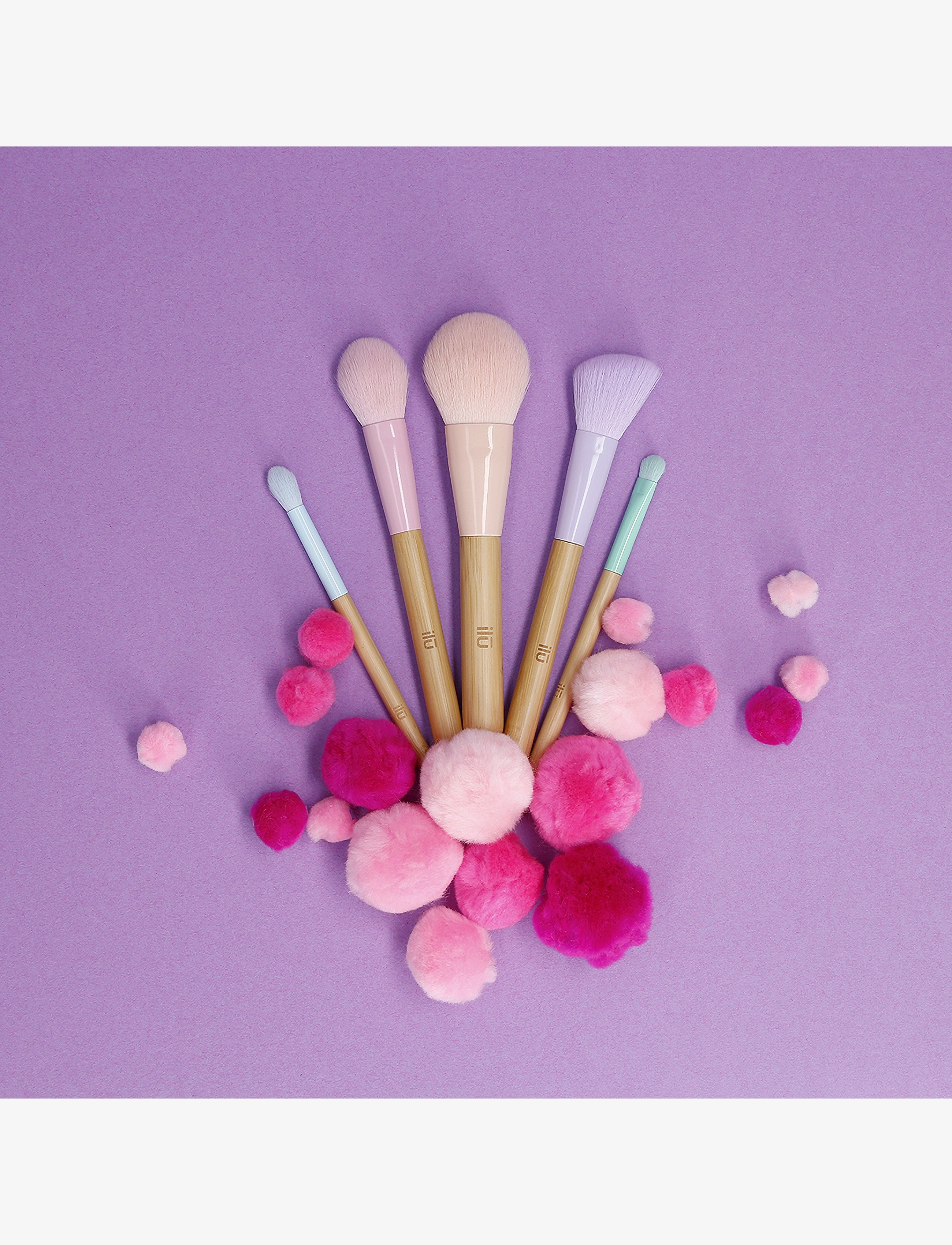 ILU - ILU BRUSH 5PCS+BAMBOO TUBE SET - sminke - no color - 4