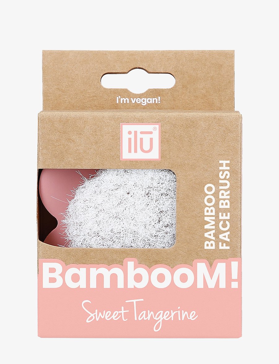 ILU - ILU BAMBOOM FACE BRUSH SWEET TANGERINE - hudvård - no color - 1