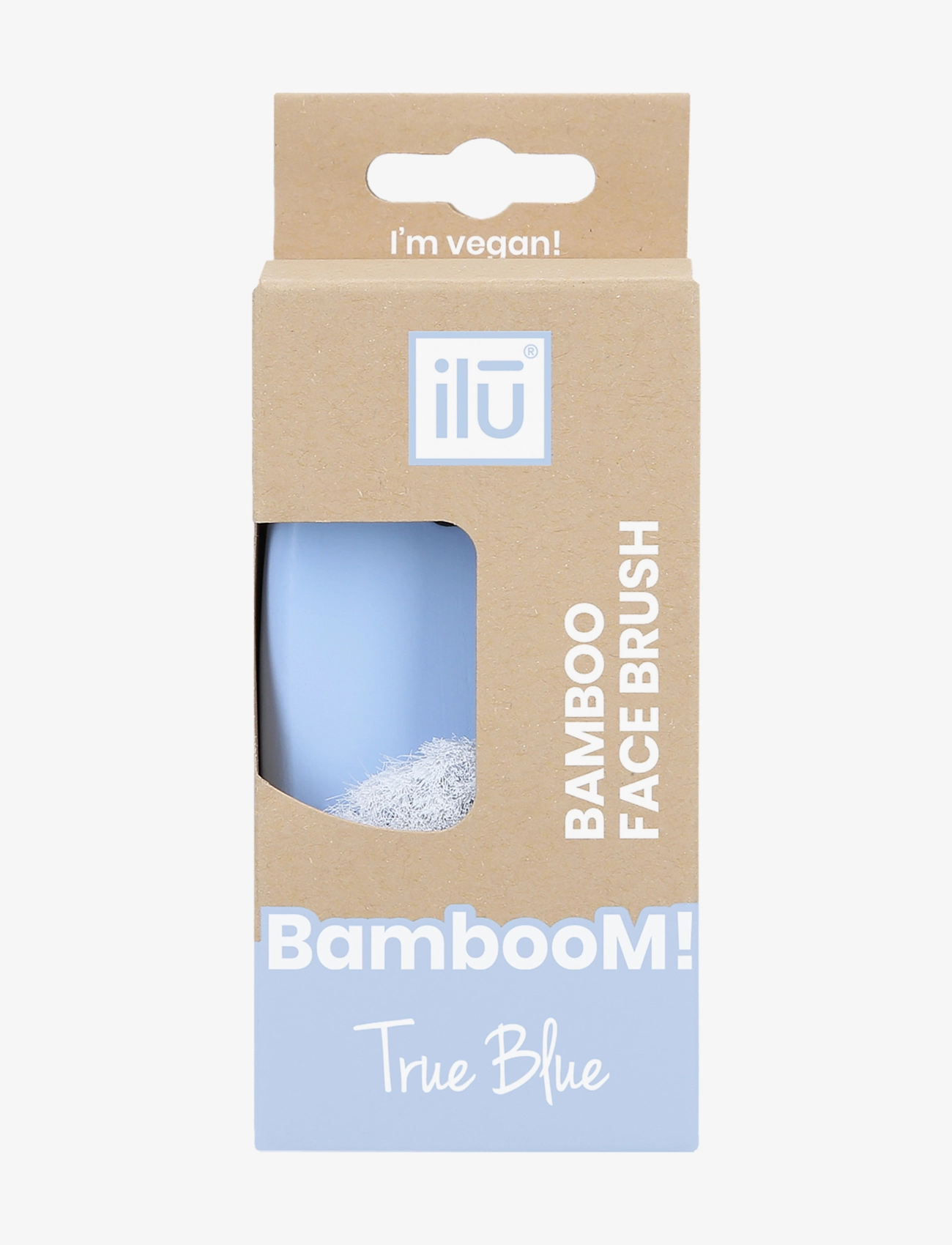 ILU - ILU BAMBOOM FACE BRUSH  TRUE BLUE - rensebørster - no color - 4