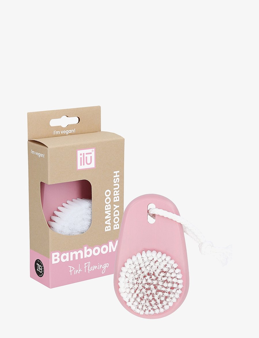 ILU - ILU BAMBOOM BODY BRUSH PINK FLAMINGO - rengöringsborste - no color - 2