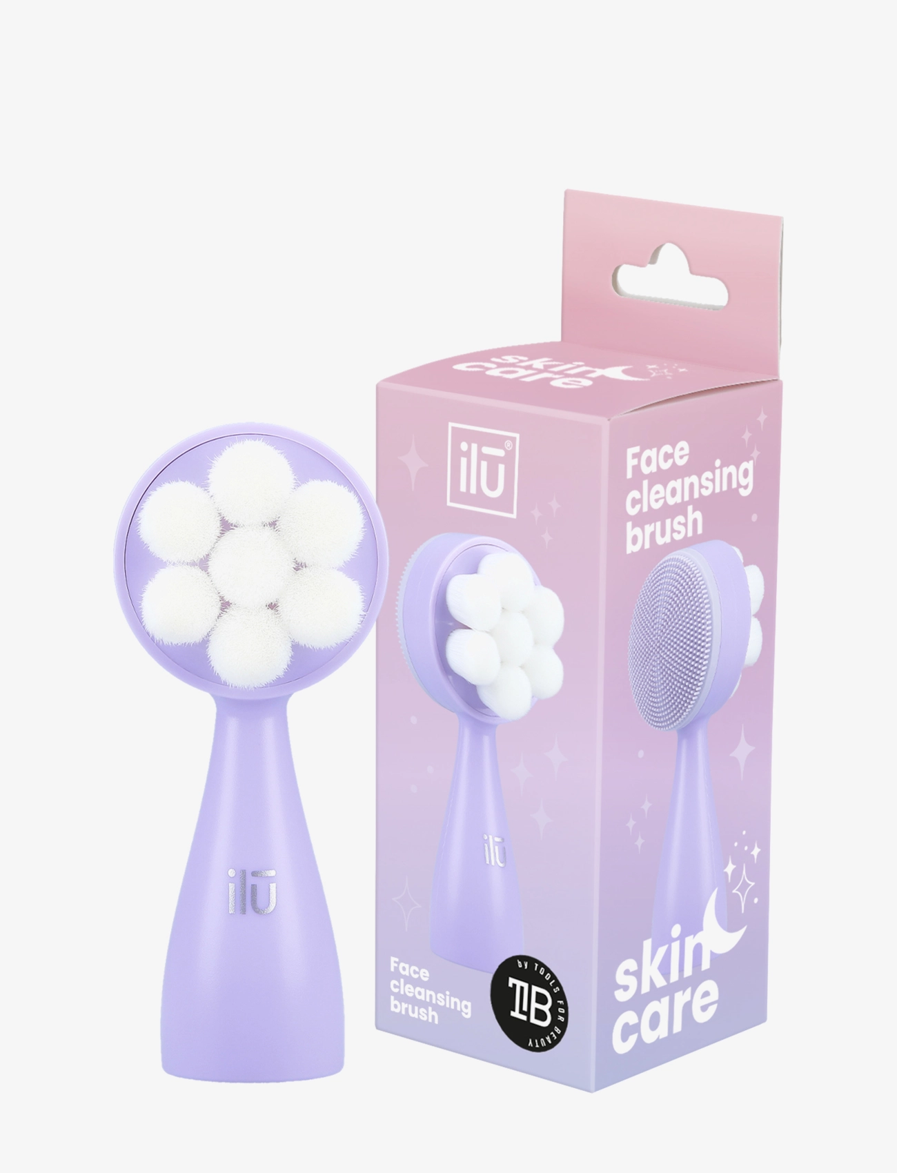 ilū Spa & Skincare Face Cleansing Brush Purple
