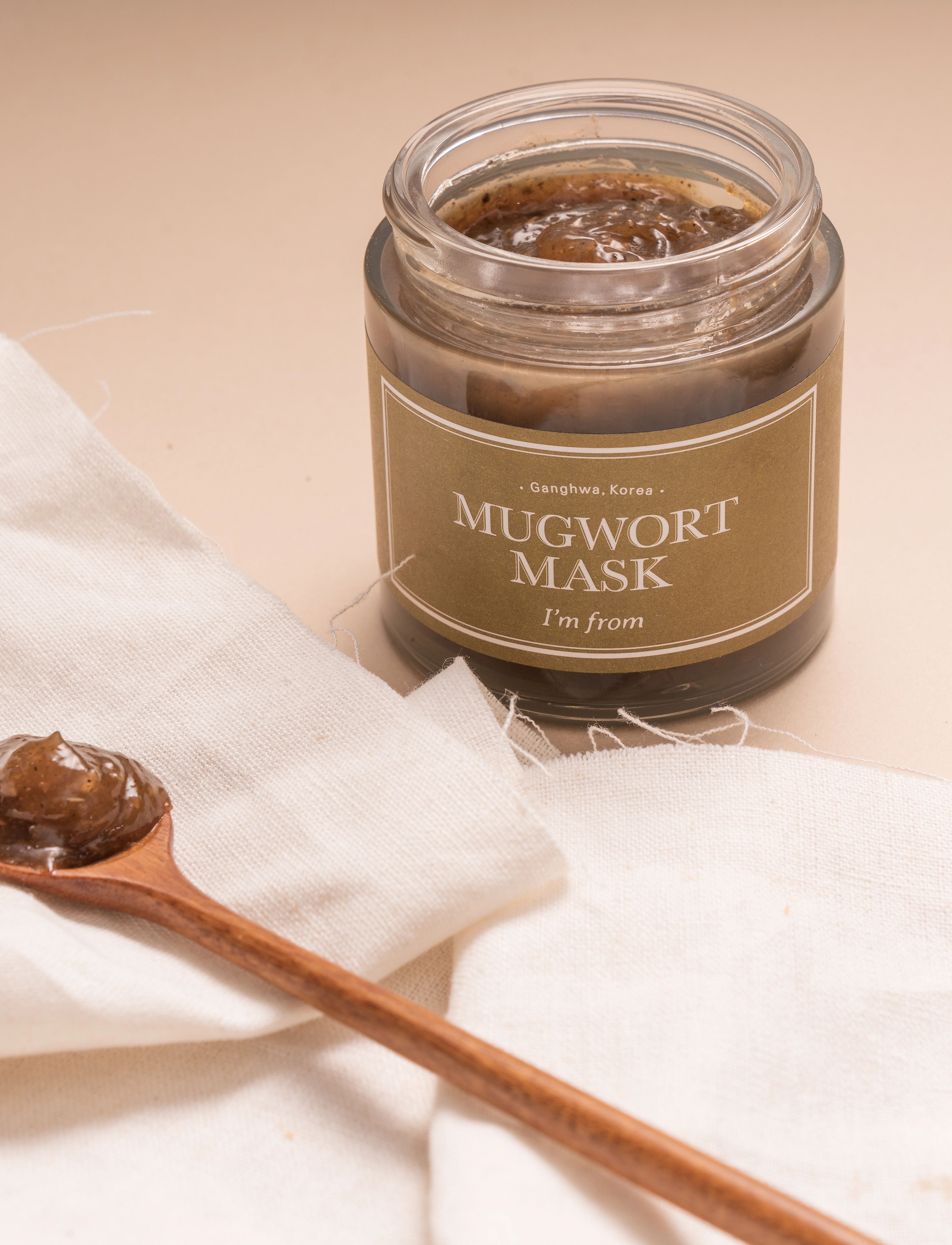 I'm From - I'm From Mugwort Mask 110g - Återfuktande masker - brown - 3