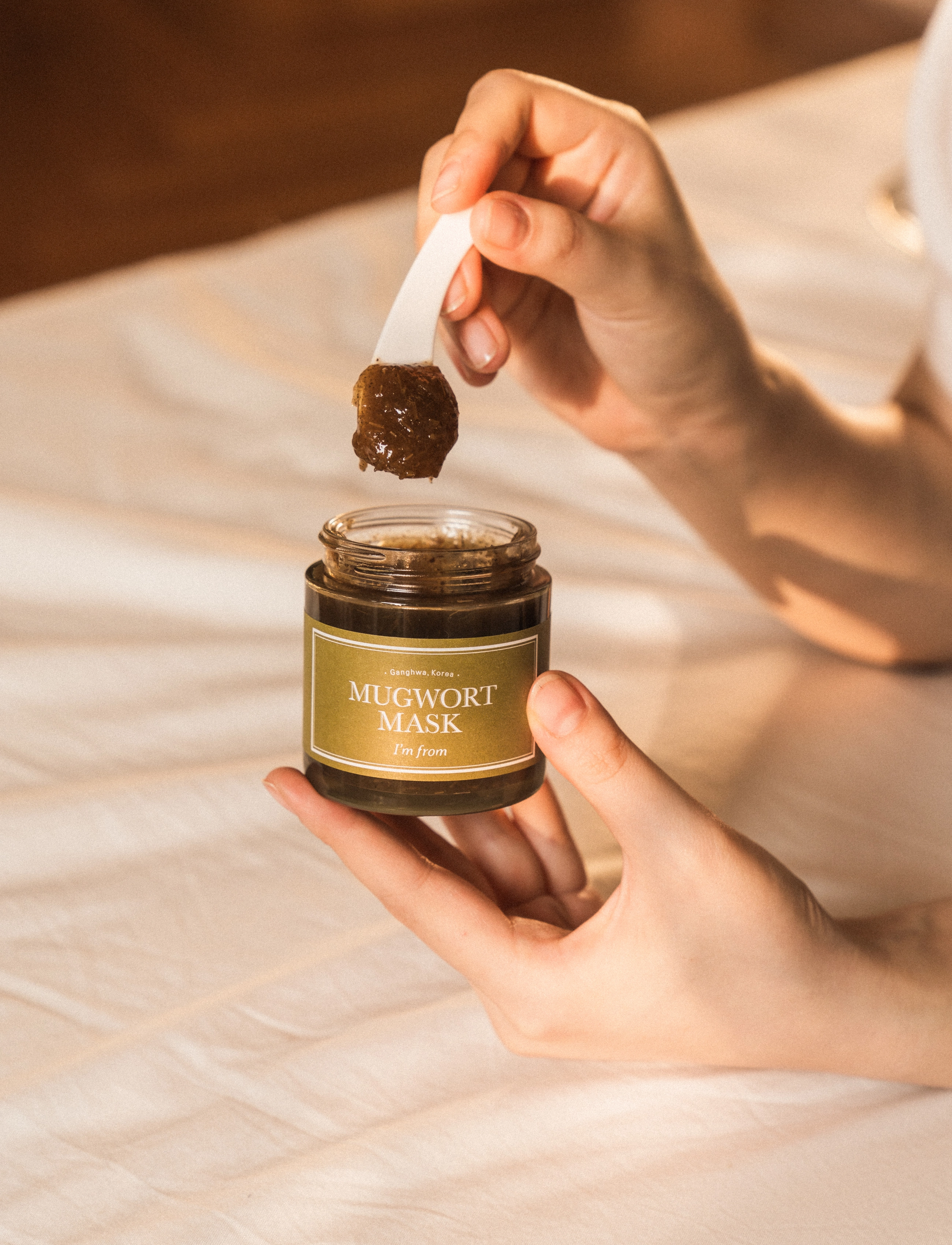 I'm From - I'm From Mugwort Mask 110g - Återfuktande masker - brown - 4