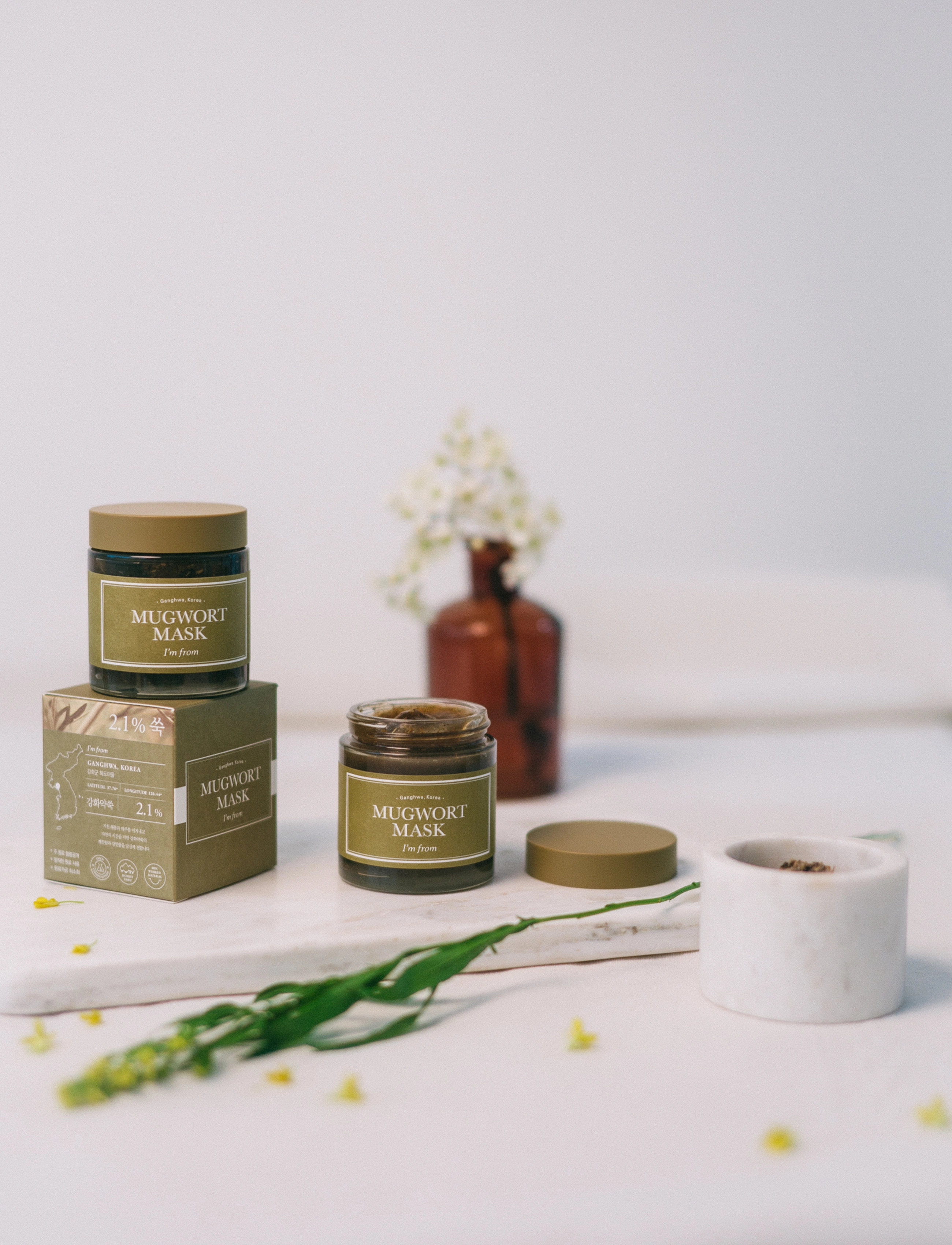 I'm From - I'm From Mugwort Mask 110g - Återfuktande masker - brown - 5