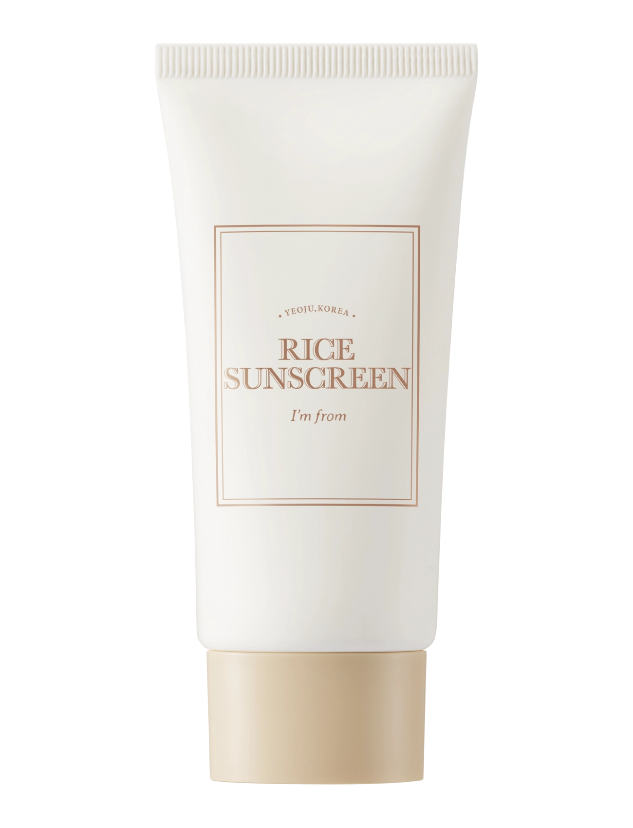 I'm From I'm From Rice Sunscreen 50ml - Lõpukingid - WHITE / clear