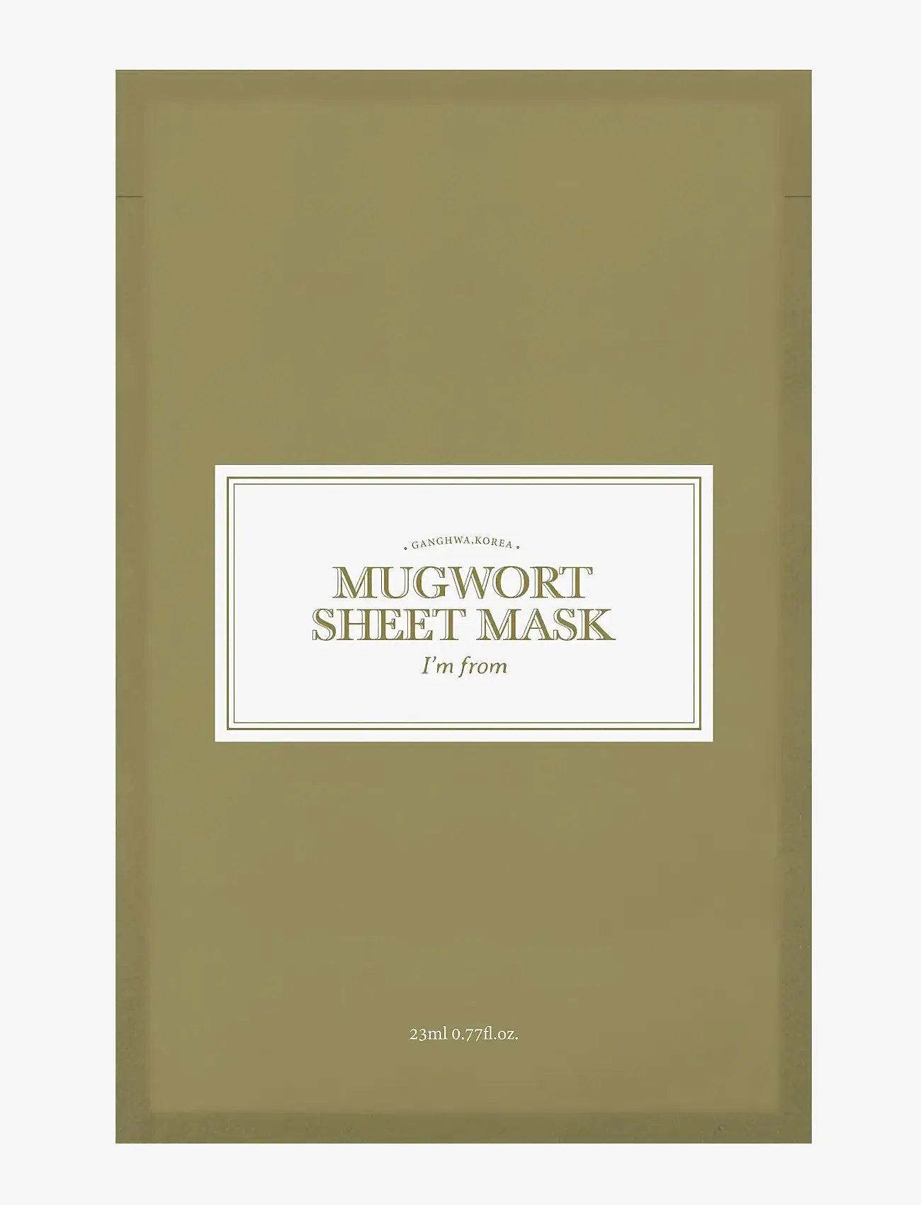 I'm From - I'm From Mugwort Sheet Mask - sheet masks - white - 1