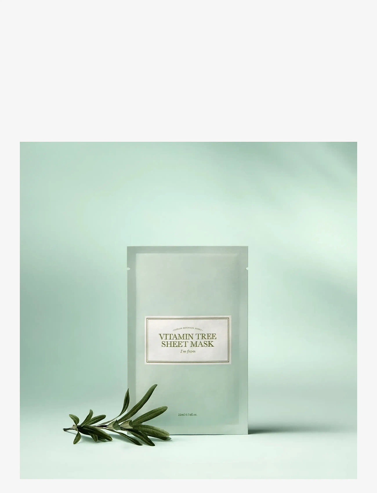 I'm From - Vitamin Tree Sheet Mask 22ml - lehtmaskid - no color - 2
