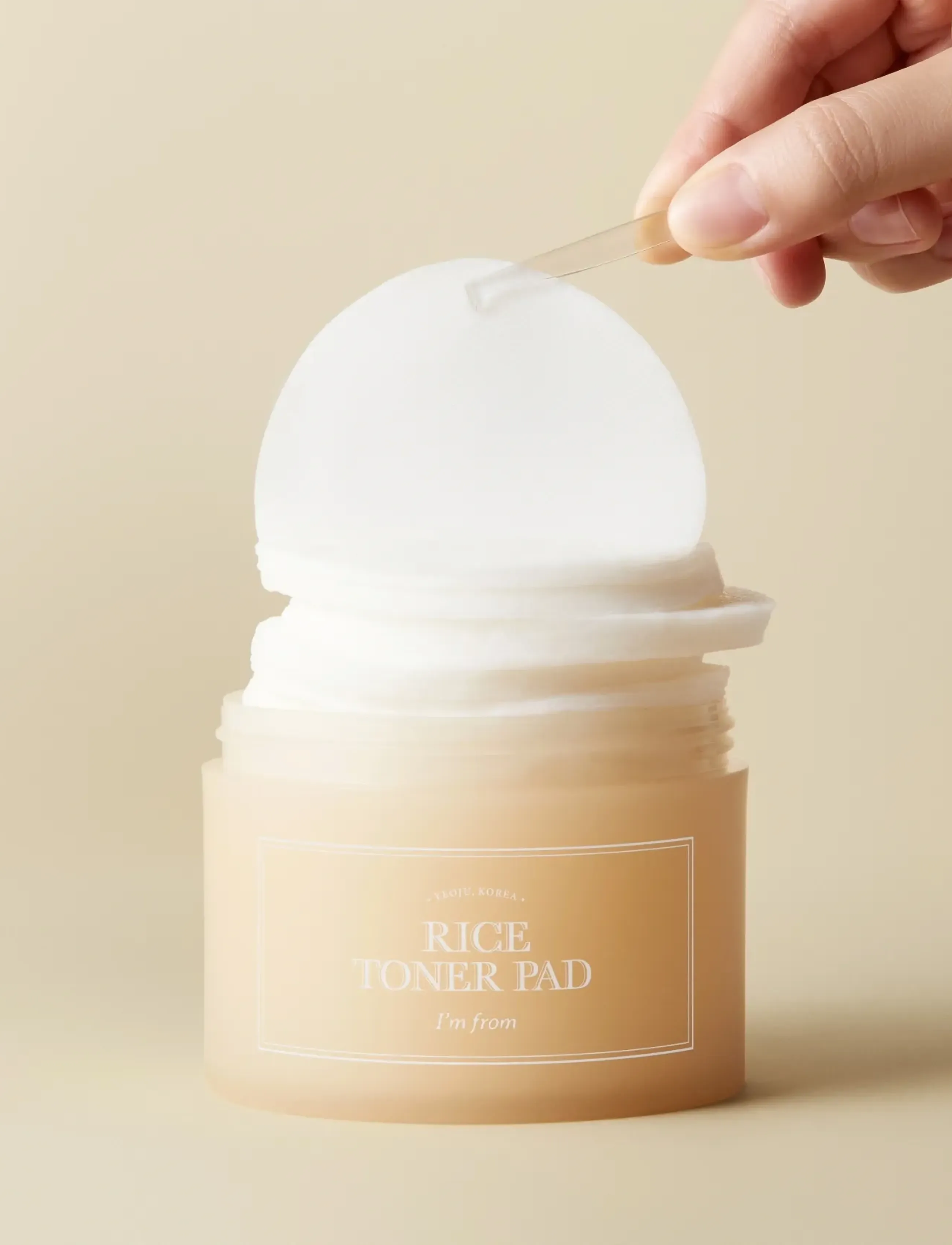 I'm From I’m From Rice Toner Pad 60 Pads, 140 ml, Nude, Toners > Toner Pads, Dame