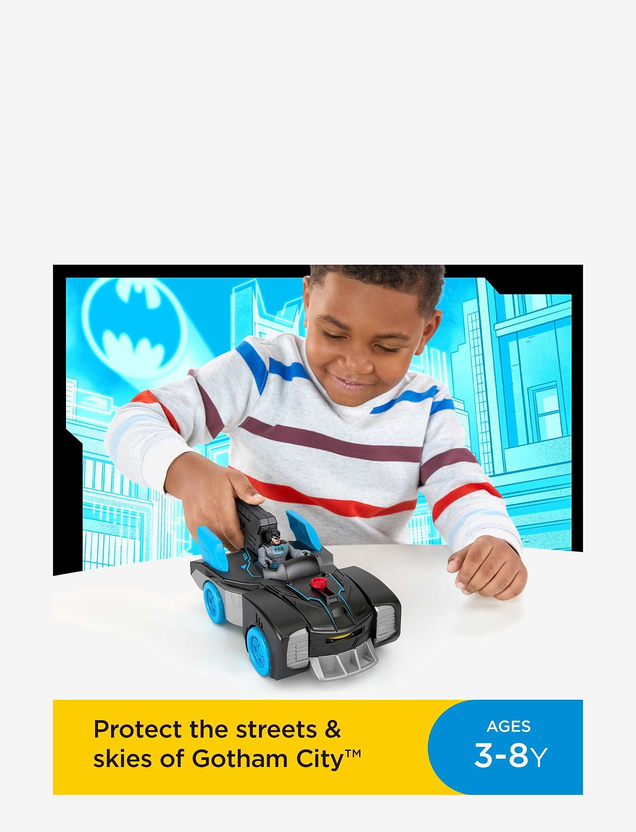 Imaginext - Imaginext DC Super Friends Bat-Tech Batmobile - multi color - 5