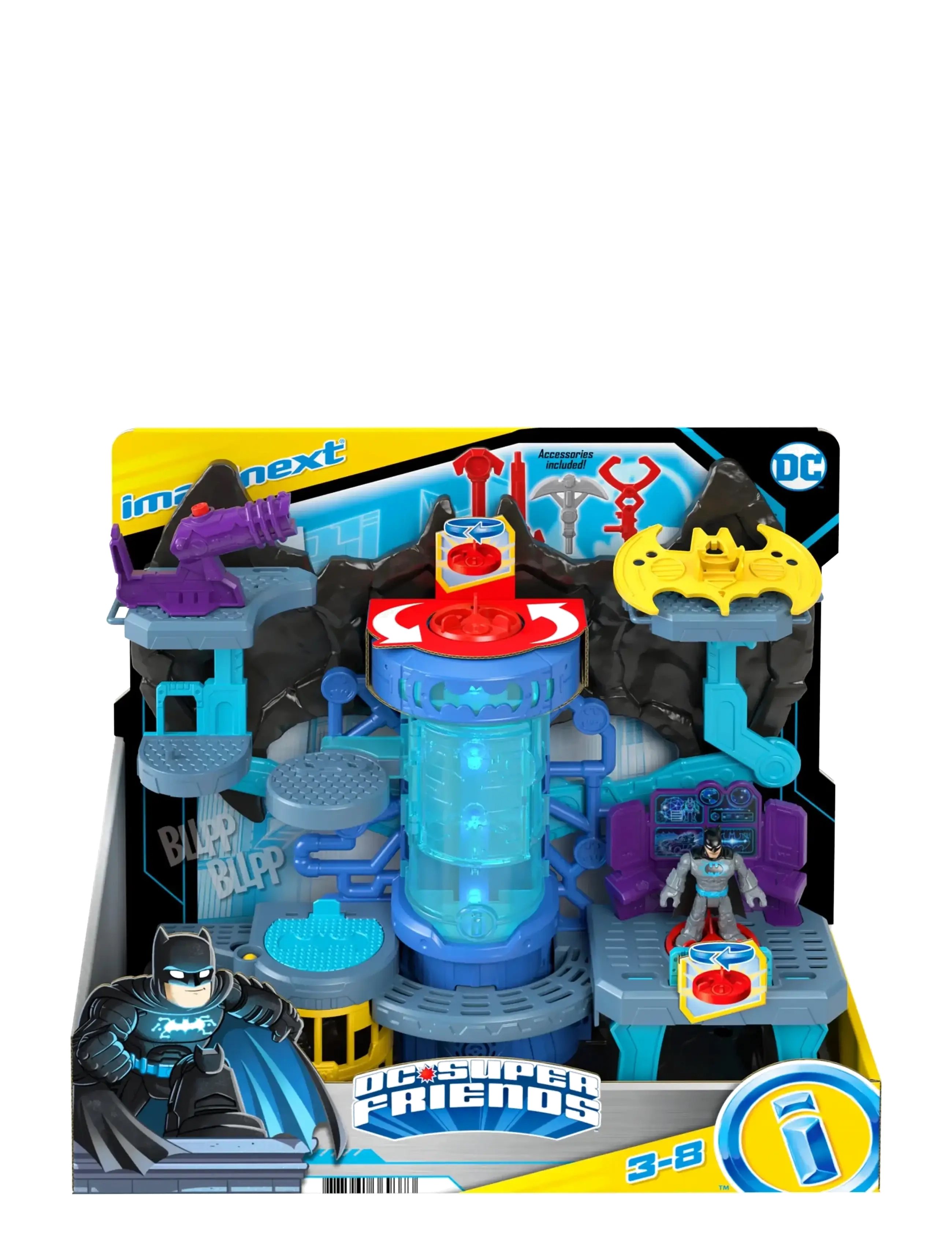 Imaginext - Imaginext DC Super Friends Bat-Tech Batcave - leikkisetit - multi color - 5
