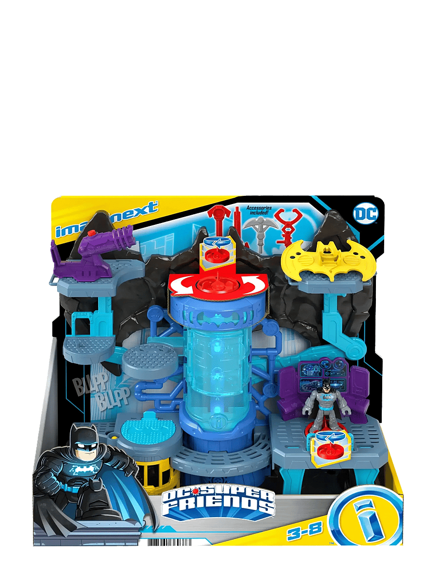 Imaginext - Imaginext DC Super Friends Bat-Tech Batcave - mängukomplektid - multi color - 5