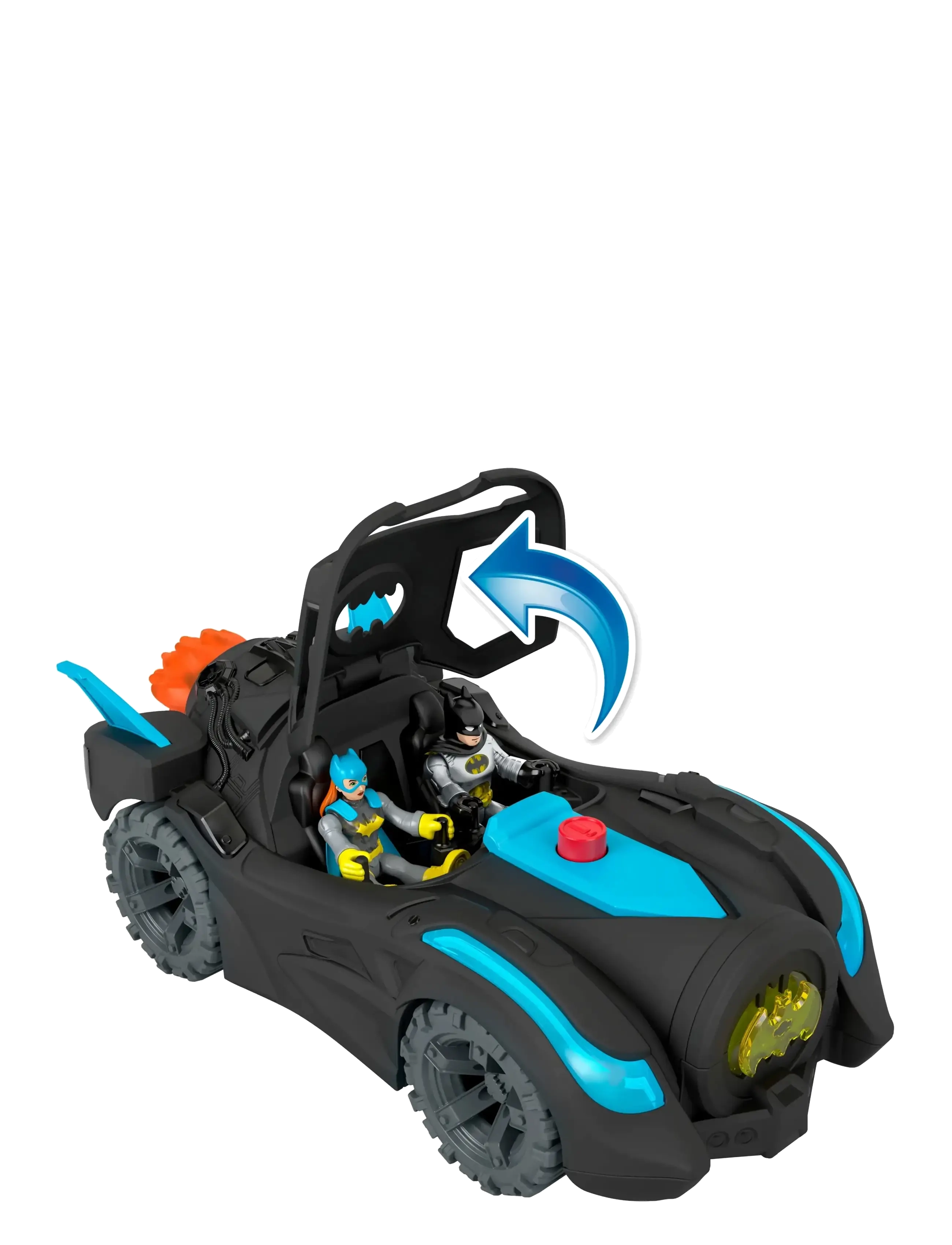 Imaginext - Imaginext DC Super Friends Lights & Sounds Batmobile - leluautot - multi color - 2