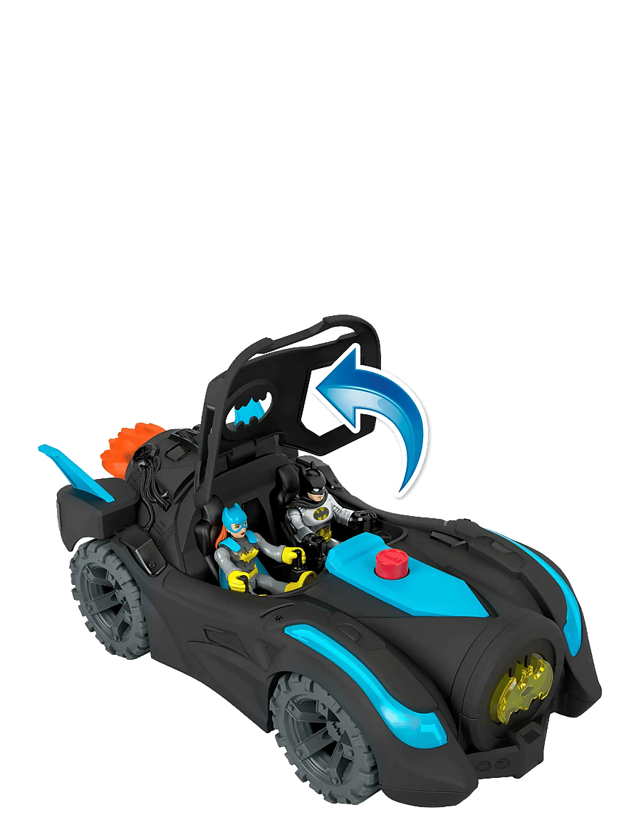 Imaginext - Imaginext DC Super Friends Lights & Sounds Batmobile - spielzeugautos - multi color - 3