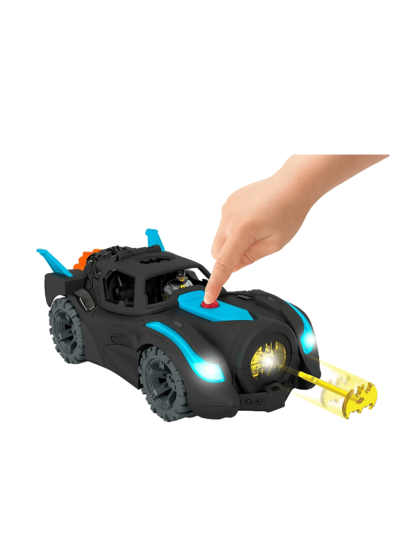 Imaginext - Imaginext DC Super Friends Lights & Sounds Batmobile - zabawkowe samochody - multi color - 4
