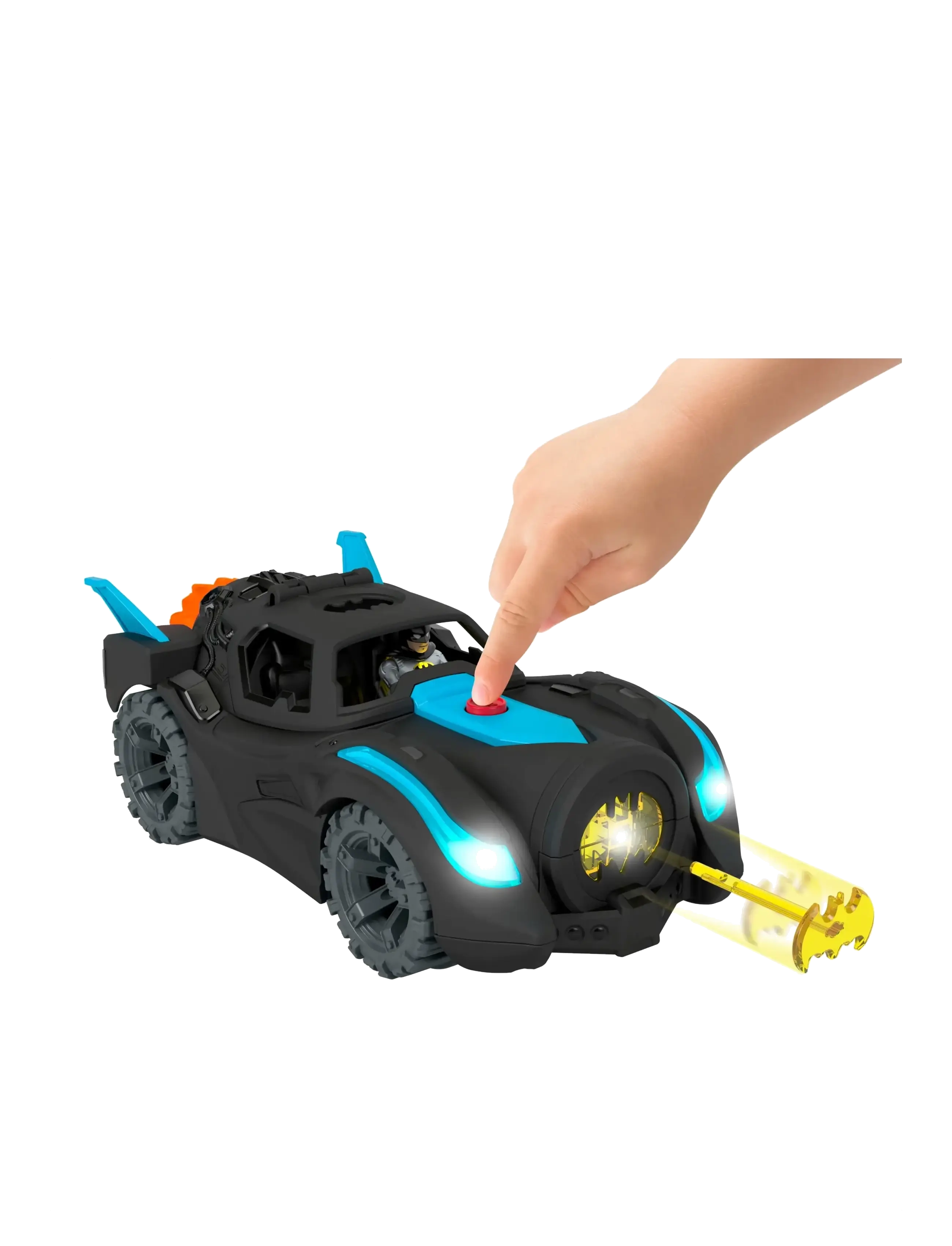 Imaginext - Imaginext DC Super Friends Lights & Sounds Batmobile - leluautot - multi color - 3