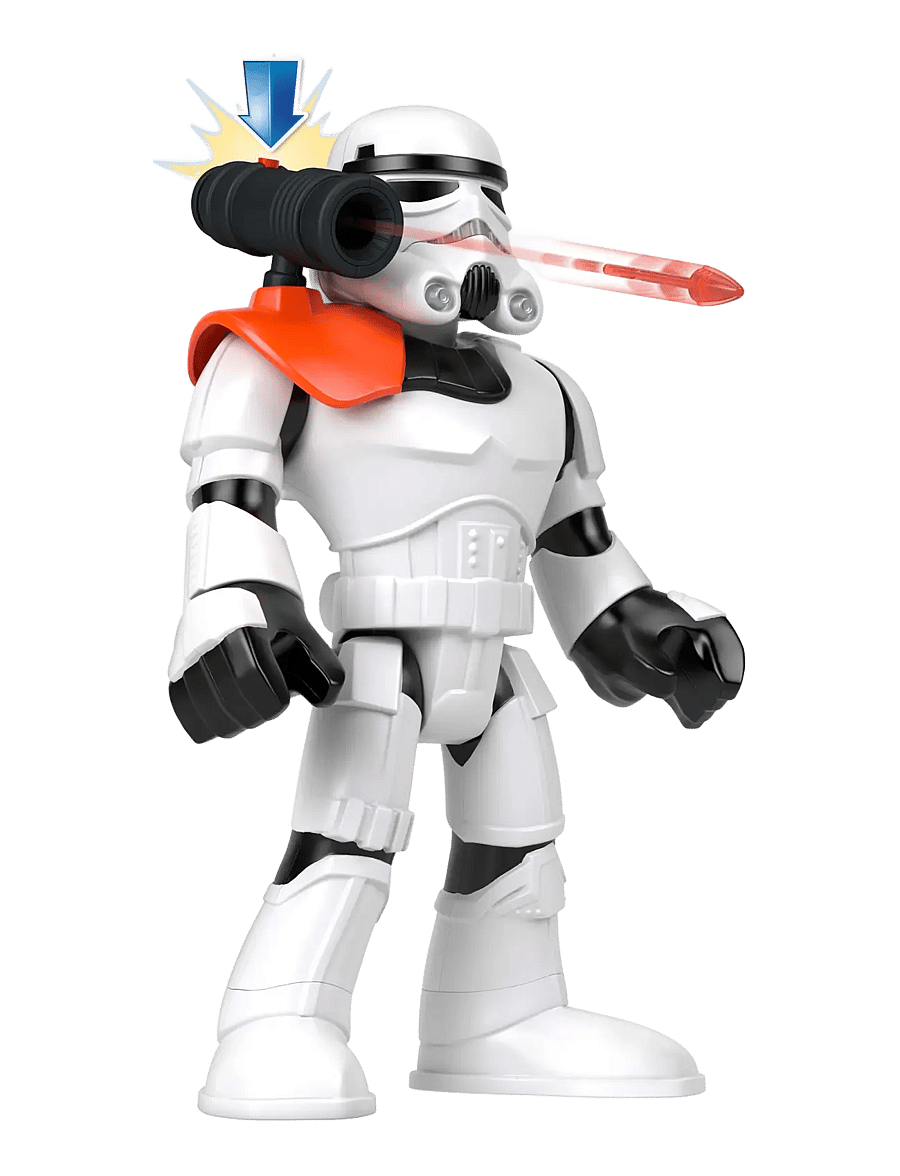 Imaginext - Imaginext STAR WARS Stormtrooper XXL Figure, 16+ Inch Tall Poseable Toy with Launcher - kangelaskujukesed - multi color - 2