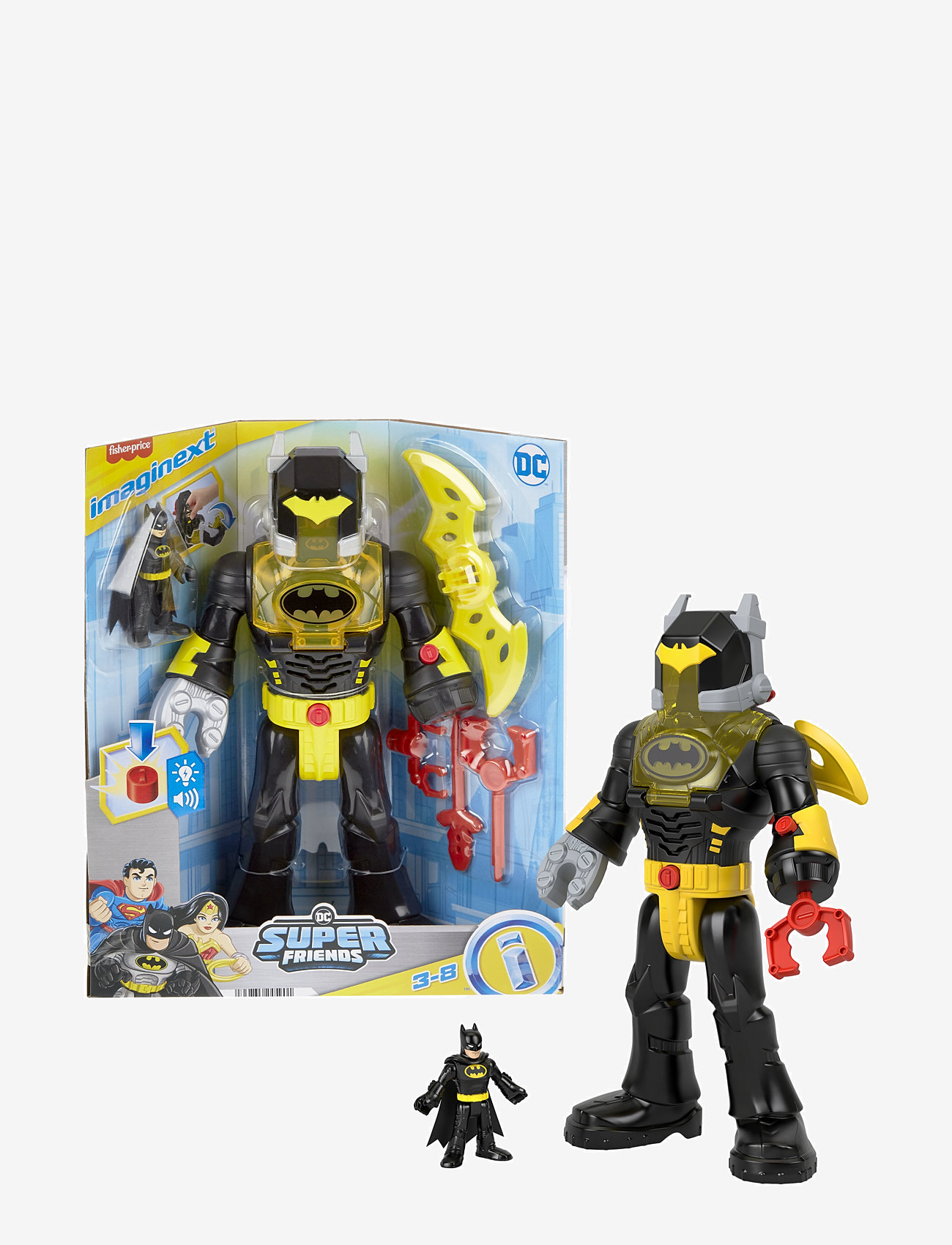 Imaginext - Imaginext DC Super Friends Batman Insider & Exo Suit - action-figuren - multi color - 1