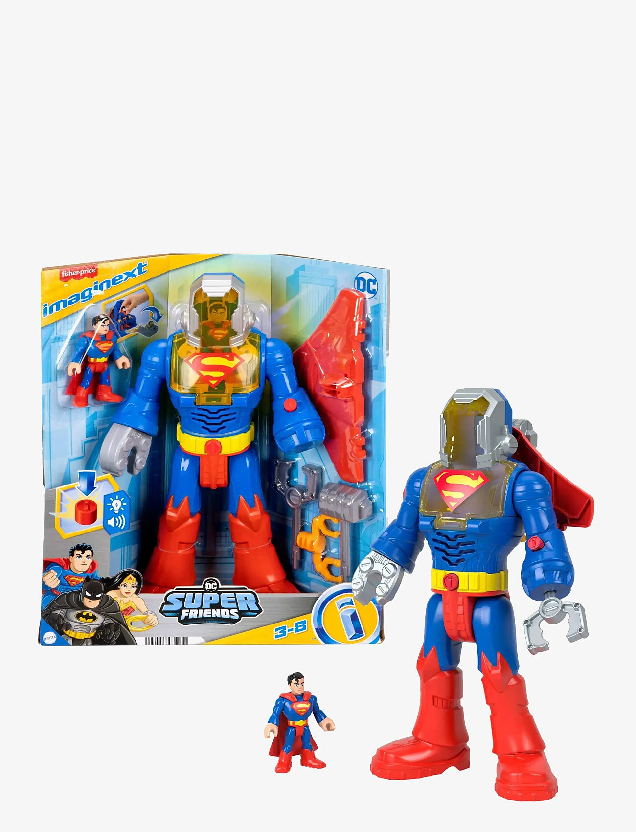 Imaginext - Imaginext DC Super Friends Superman Insider & Exo Suit - kangelaskujukesed - multi color - 0