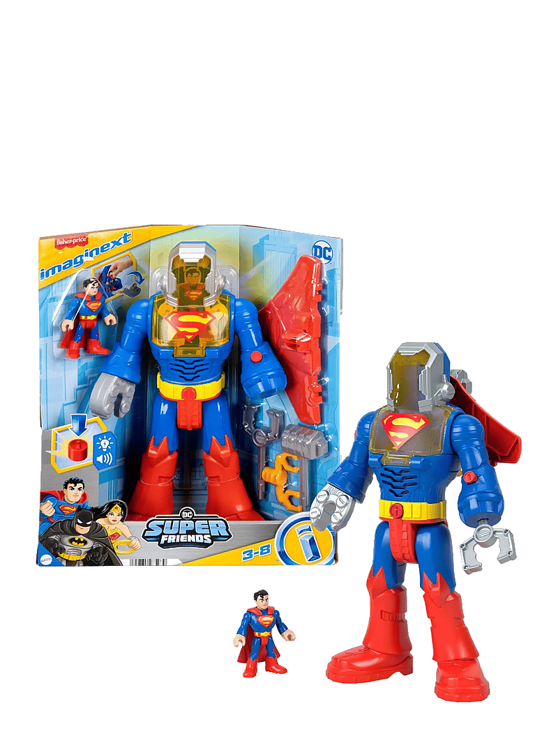 Imaginext - Imaginext DC Super Friends Superman Insider & Exo Suit - kangelaskujukesed - multi color - 0