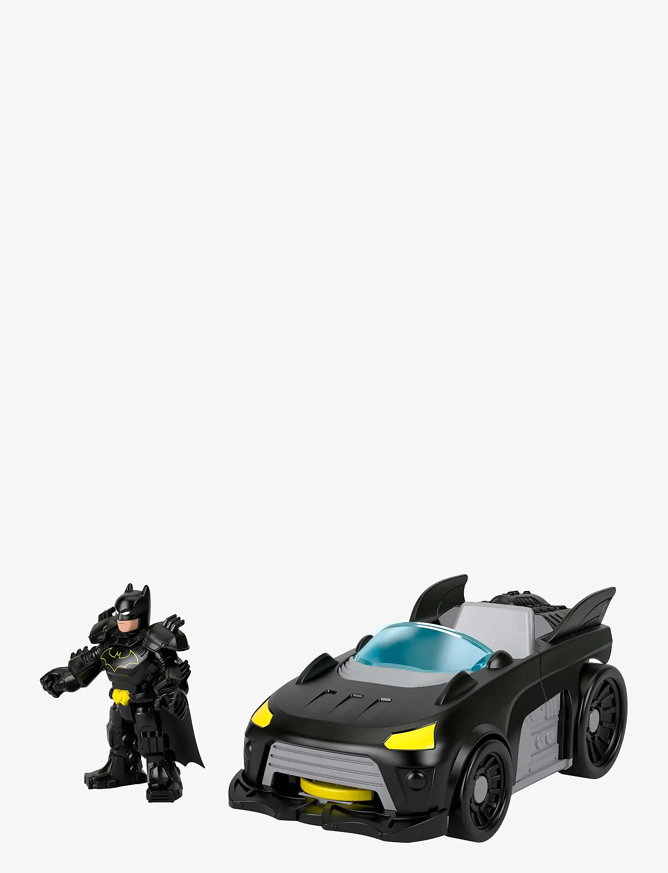 Imaginext - Imaginext DC Super Friends Metal Force Batmobile Toy Car & Batman Action Figure Set - gifts below 15000kr - multi color - 1
