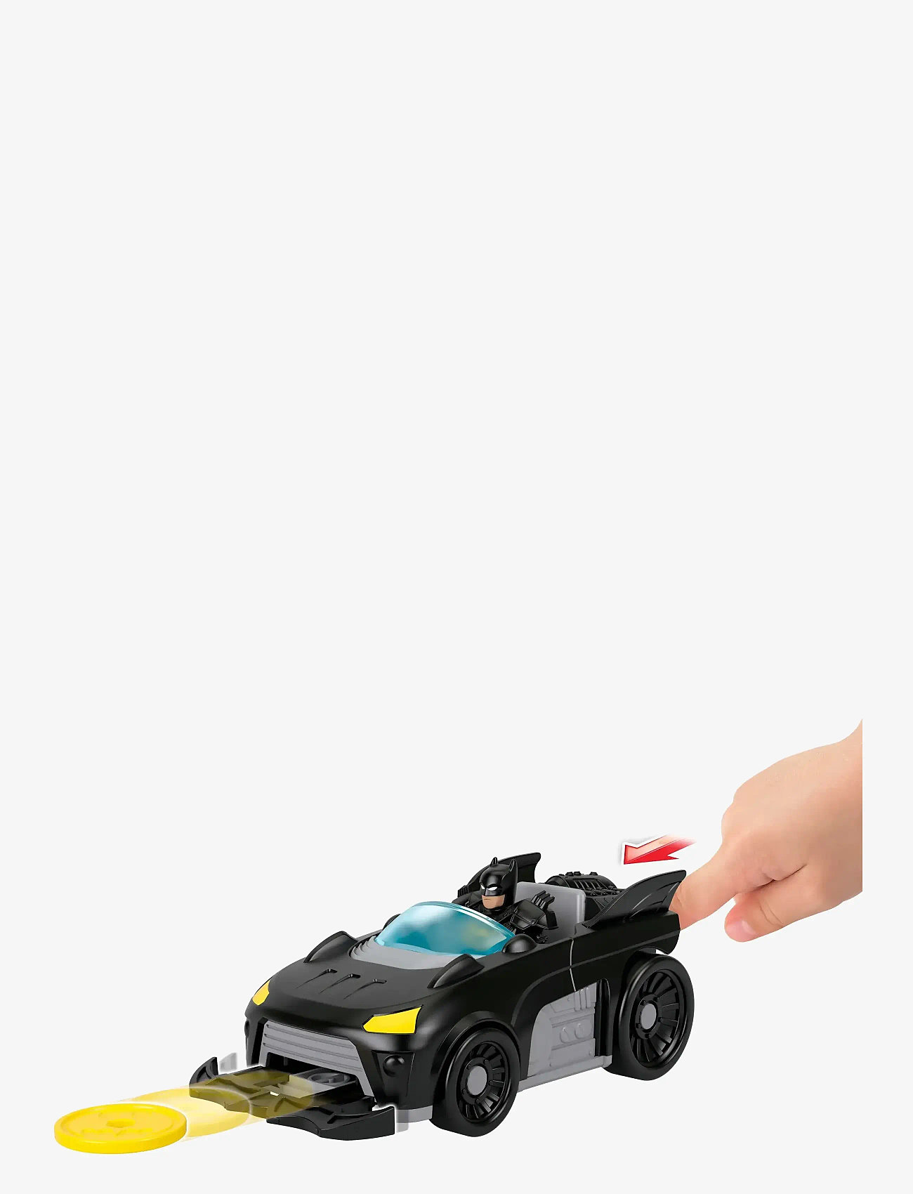 Imaginext - Imaginext DC Super Friends Metal Force Batmobile Toy Car & Batman Action Figure Set - gifts below 15000kr - multi color - 2