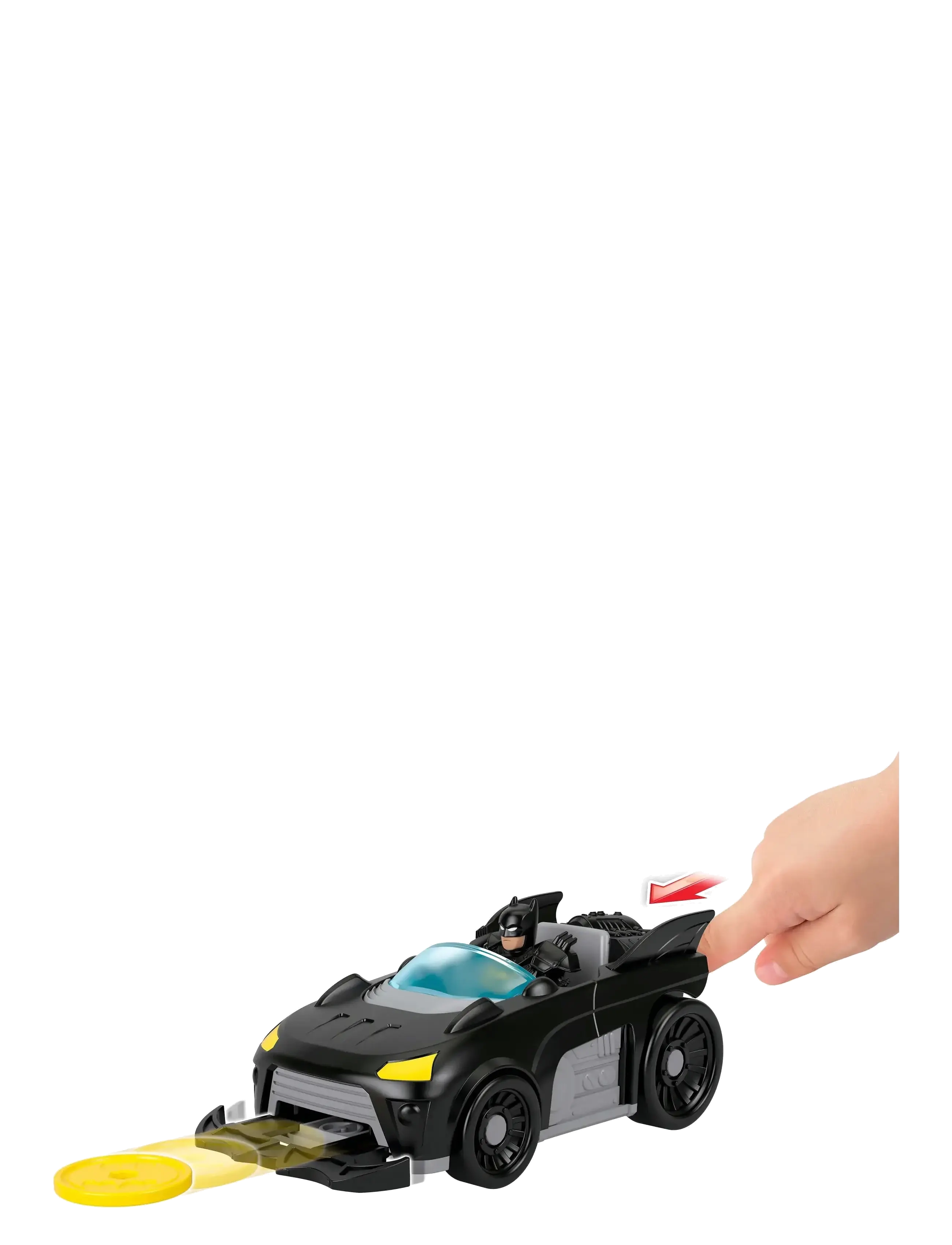 Imaginext - Imaginext DC Super Friends Metal Force Batmobile Toy Car & Batman Action Figure Set - multi color - 2