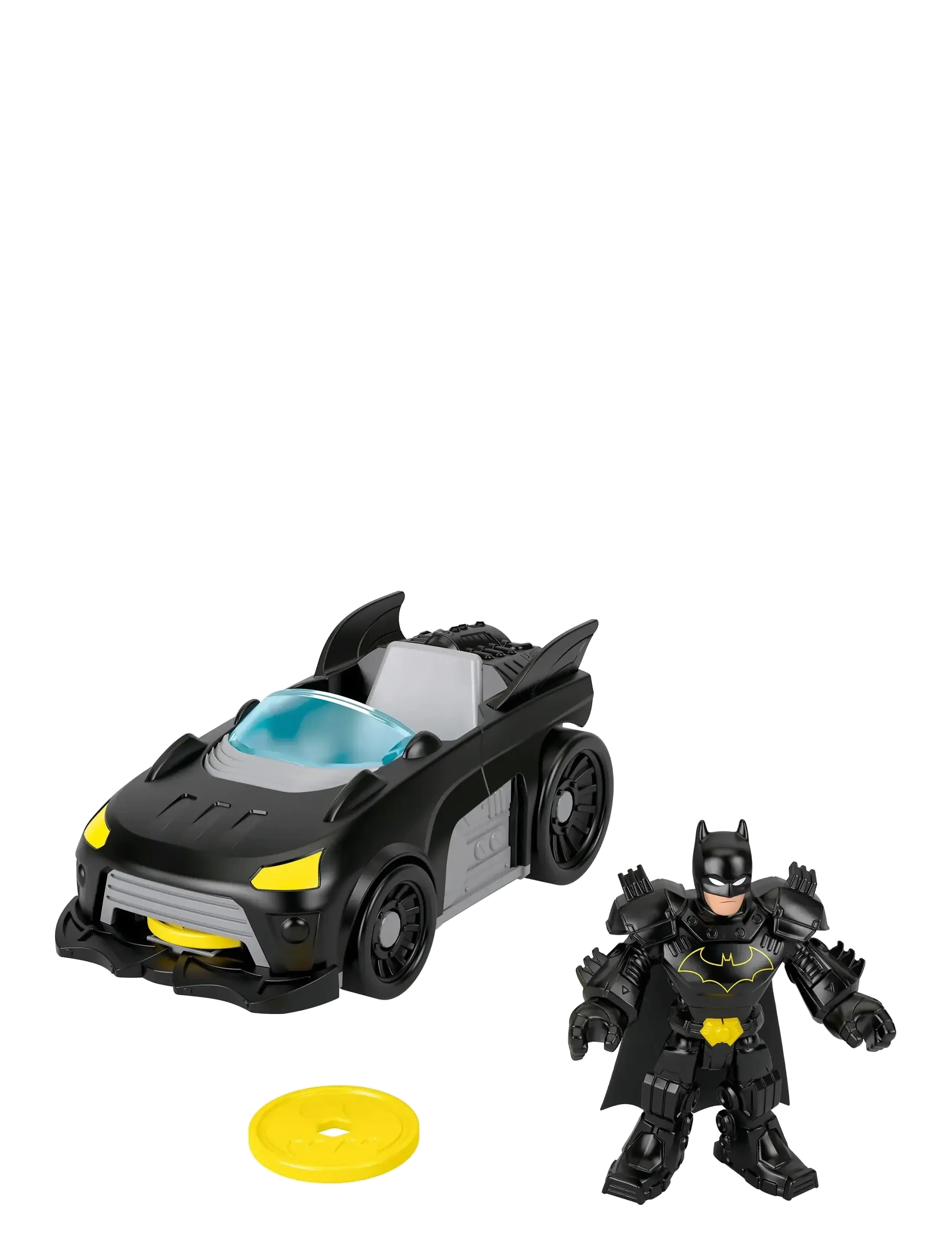 Imaginext - Imaginext DC Super Friends Metal Force Batmobile Toy Car & Batman Action Figure Set - multi color - 5