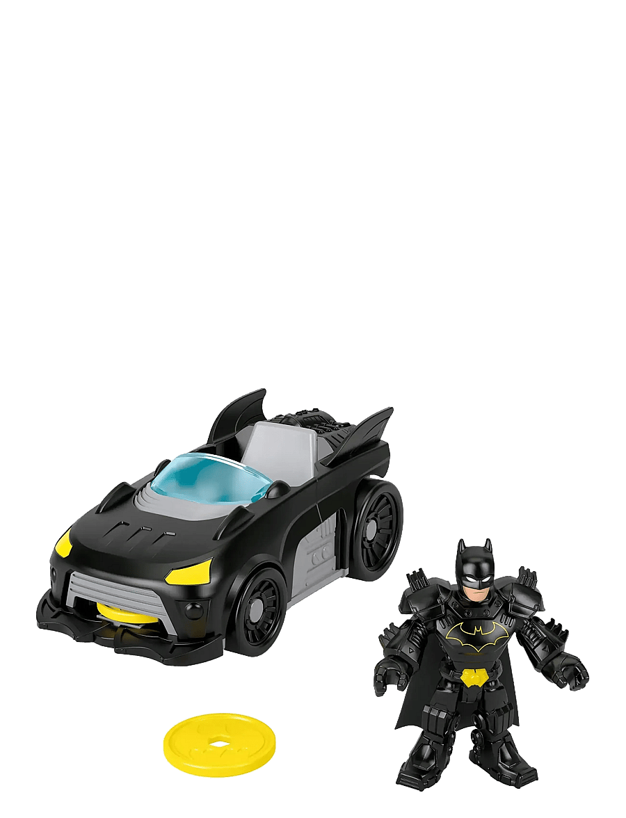 Imaginext - Imaginext DC Super Friends Metal Force Batmobile Toy Car & Batman Action Figure Set - multi color - 5