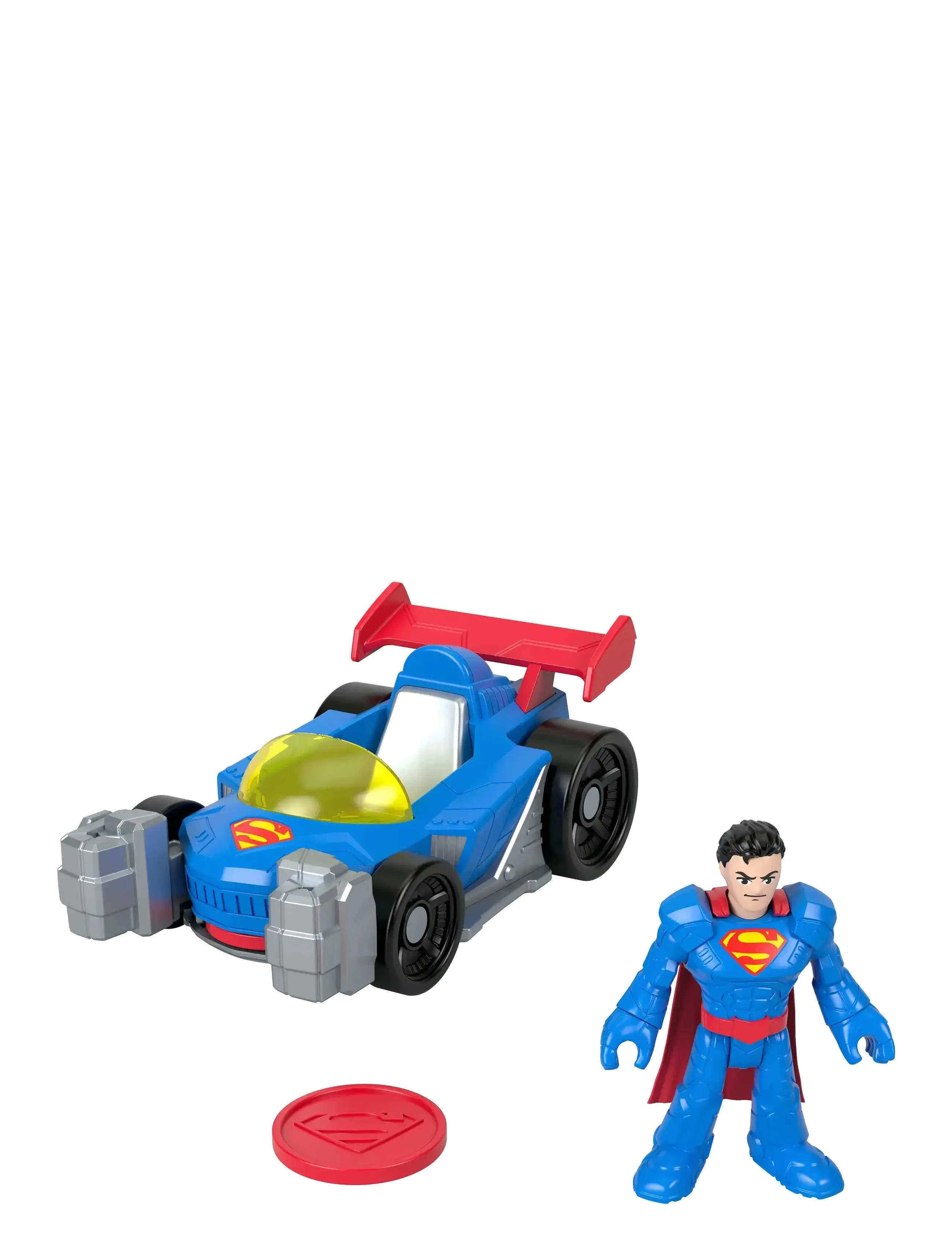 IMAGINEXT Imaginext Dc Super Friends Metal Force Supermobile Toy Car & Superman Action Figure Set Patterned - One Size - Kinder